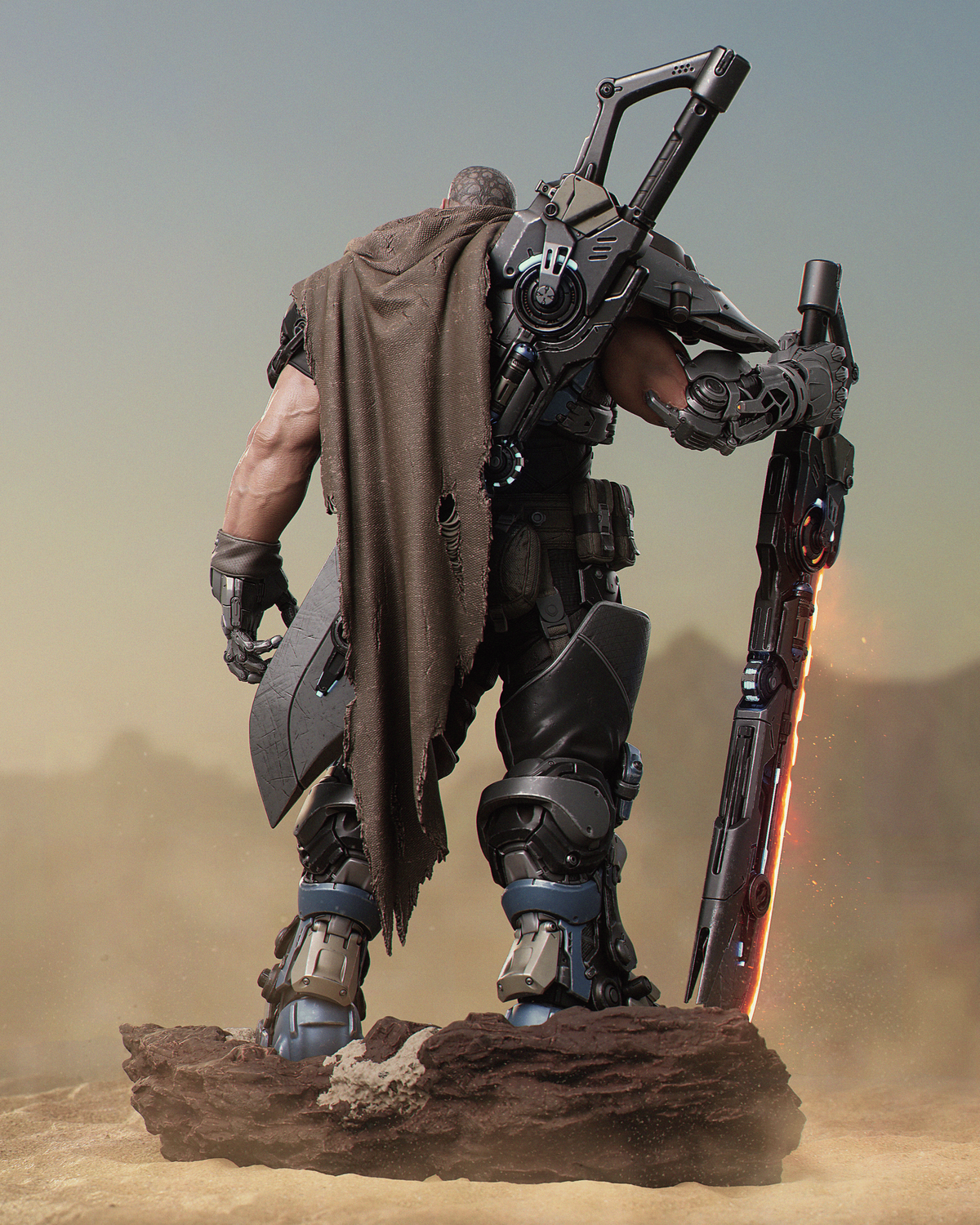 Kurg Collectible Resin Art (Design by CA3D)