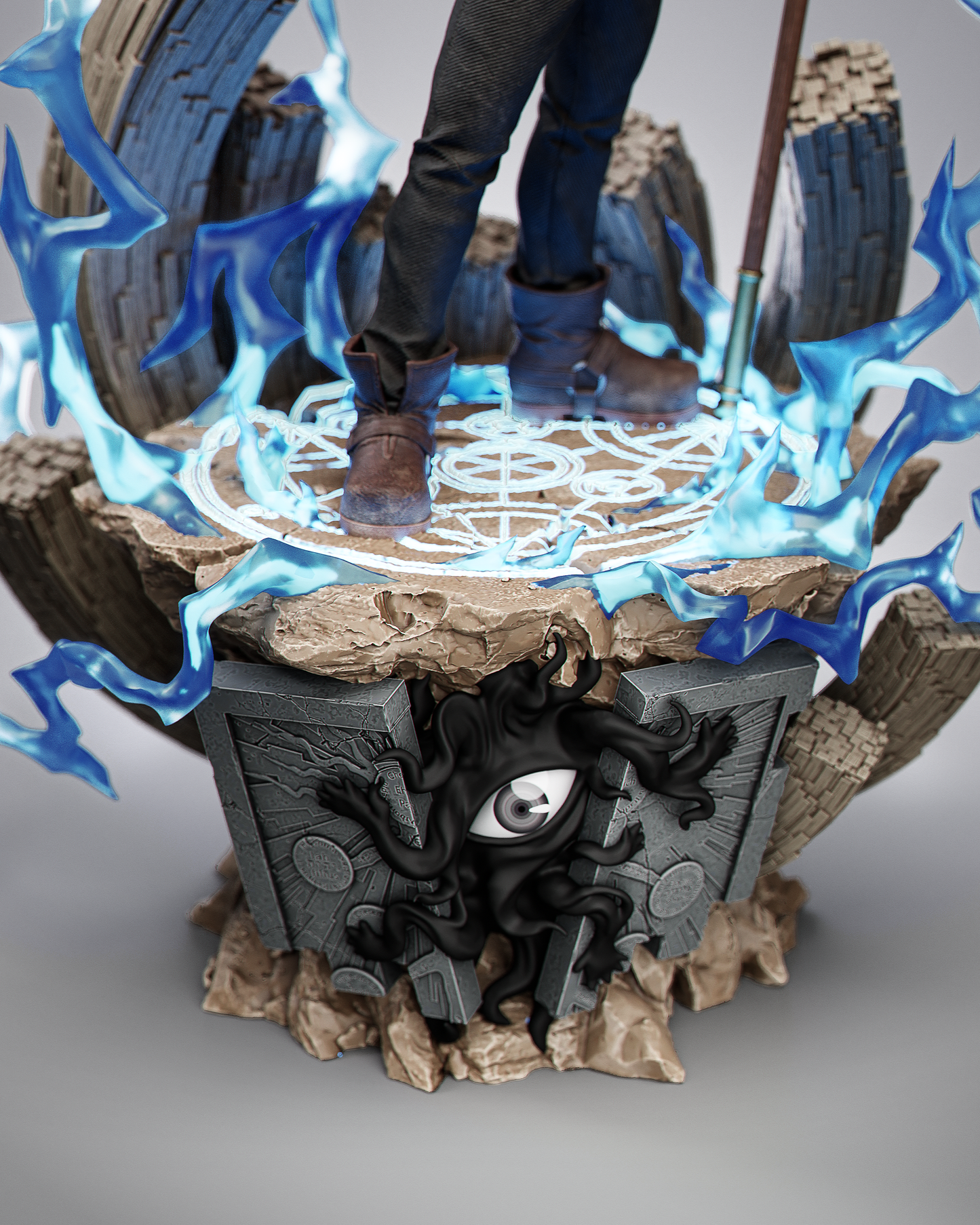 Edward Elric Full Metal Alchemist Resin Art (Design by CA3D)
