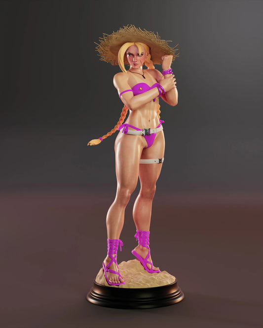 Cammy SF6 CST4 Resin Fan Art - MTO (Design by Abe3D)