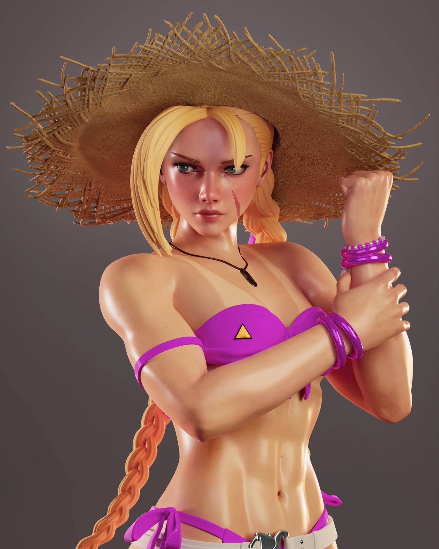 Cammy SF6 CST4 Resin Fan Art - MTO (Design by Abe3D)
