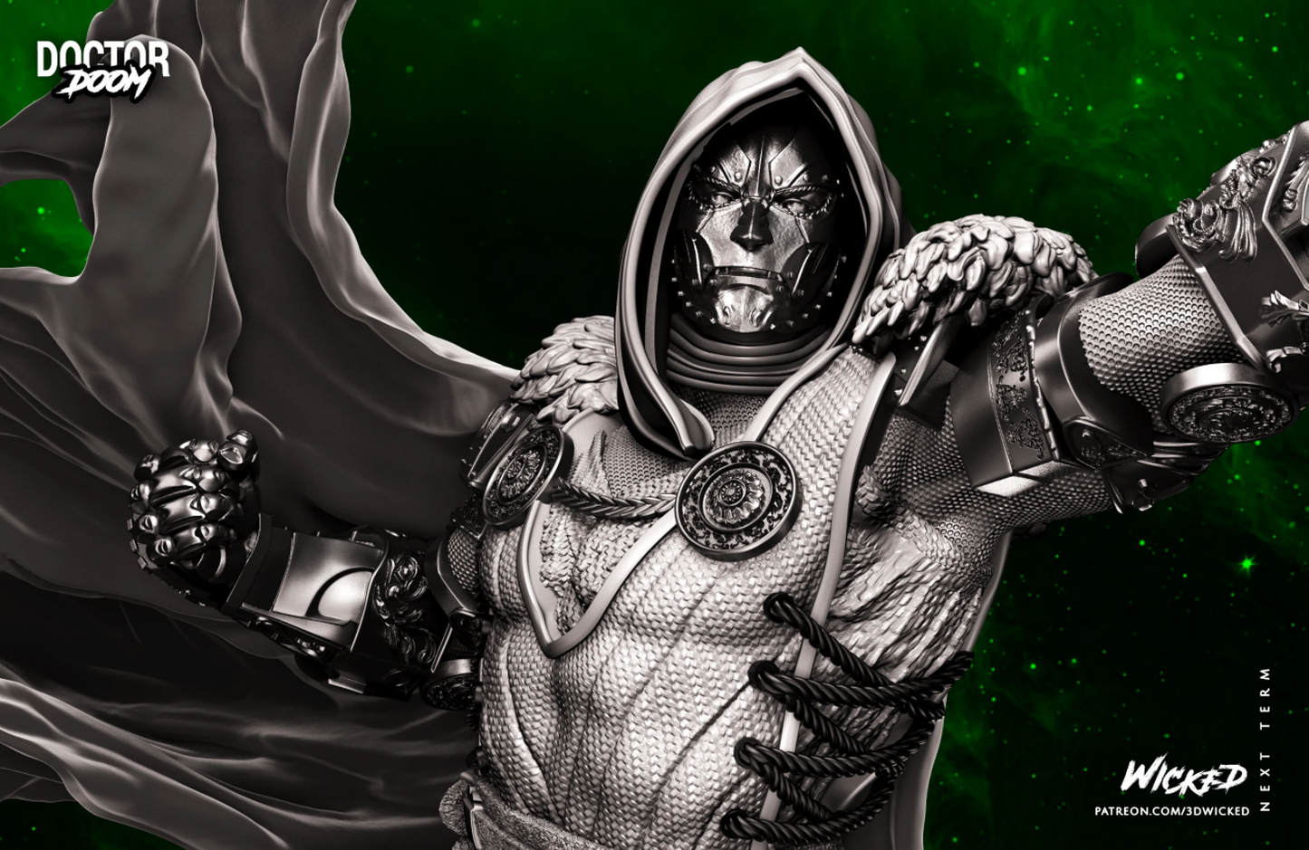 Dr. Doom Resin Fan Art - MTO (Wicked Studios)