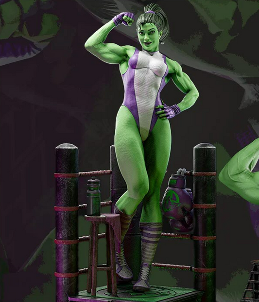 She-Hulk Collectible Resin Fan Art Pro Painted - MTO (ZEZ)