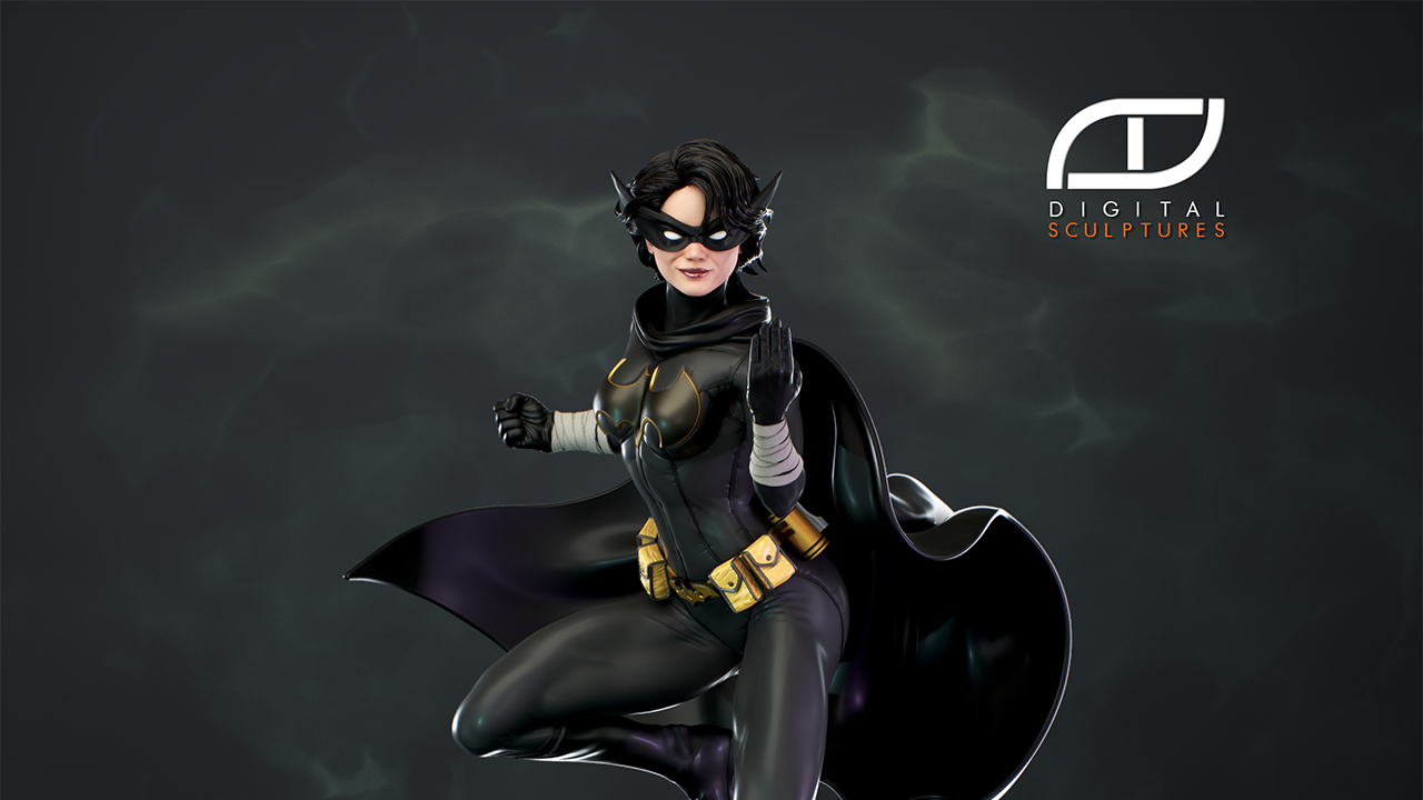 Cassandra Cain Batgirl Resin Fan Art - MTO