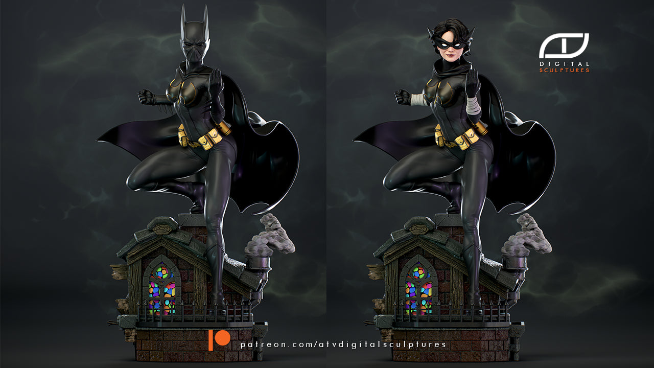 Cassandra Cain Batgirl Resin Fan Art - MTO