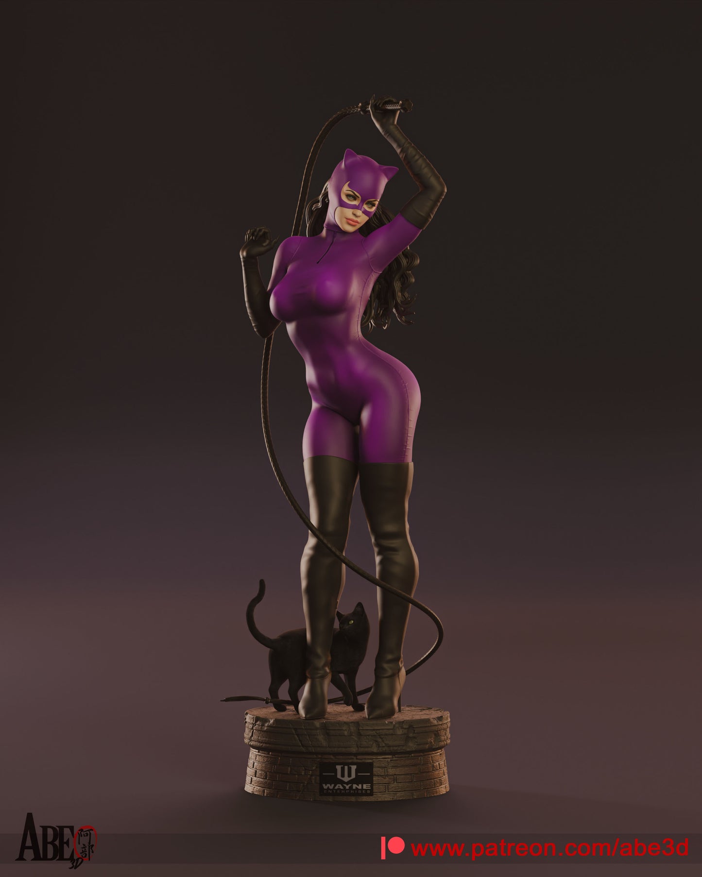 Catwoman Classic Resin Fan Art Pro Painted - MTO