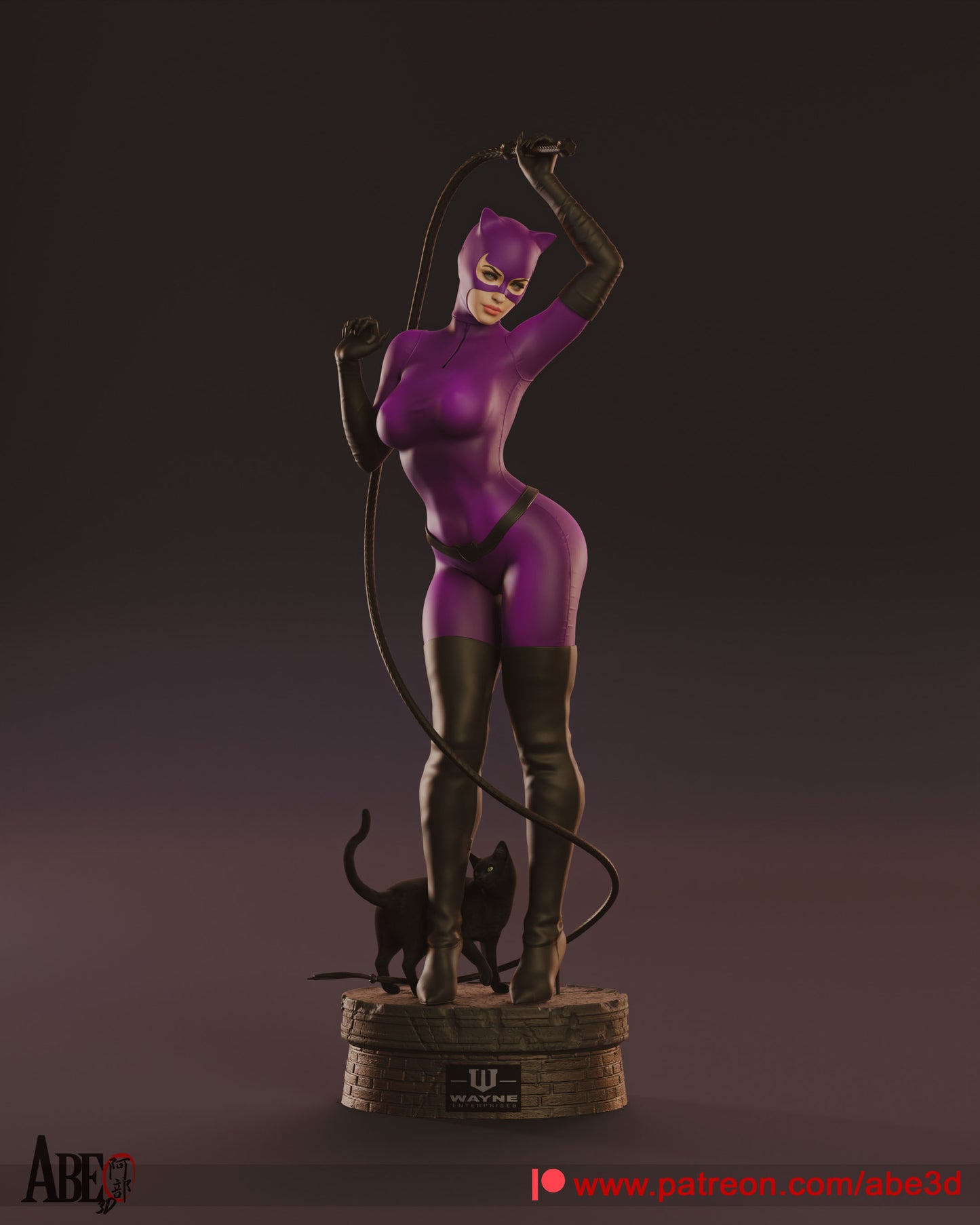 Catwoman Classic Resin Fan Art Pro Painted - MTO