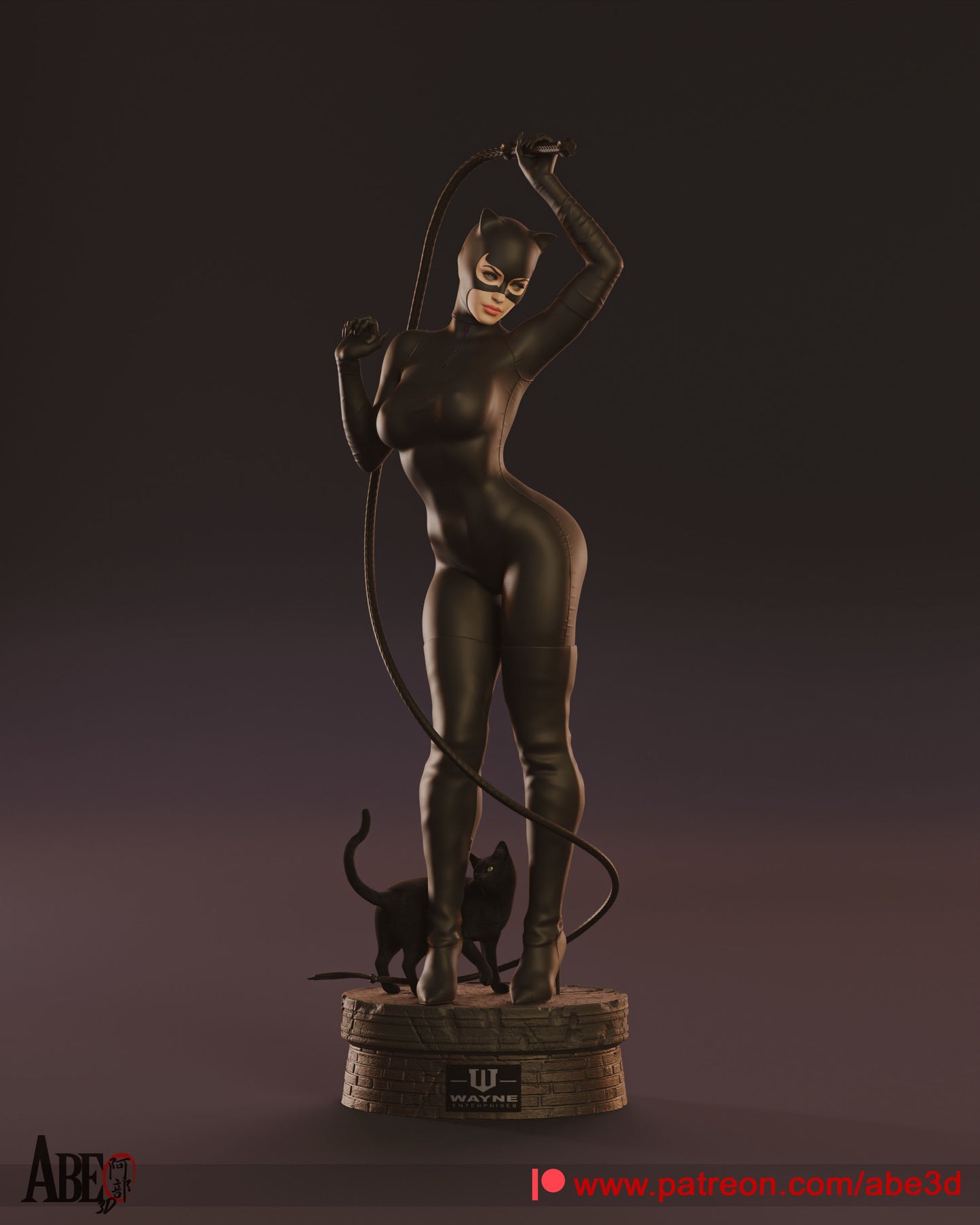 Catwoman Classic Resin Fan Art Pro Painted - MTO