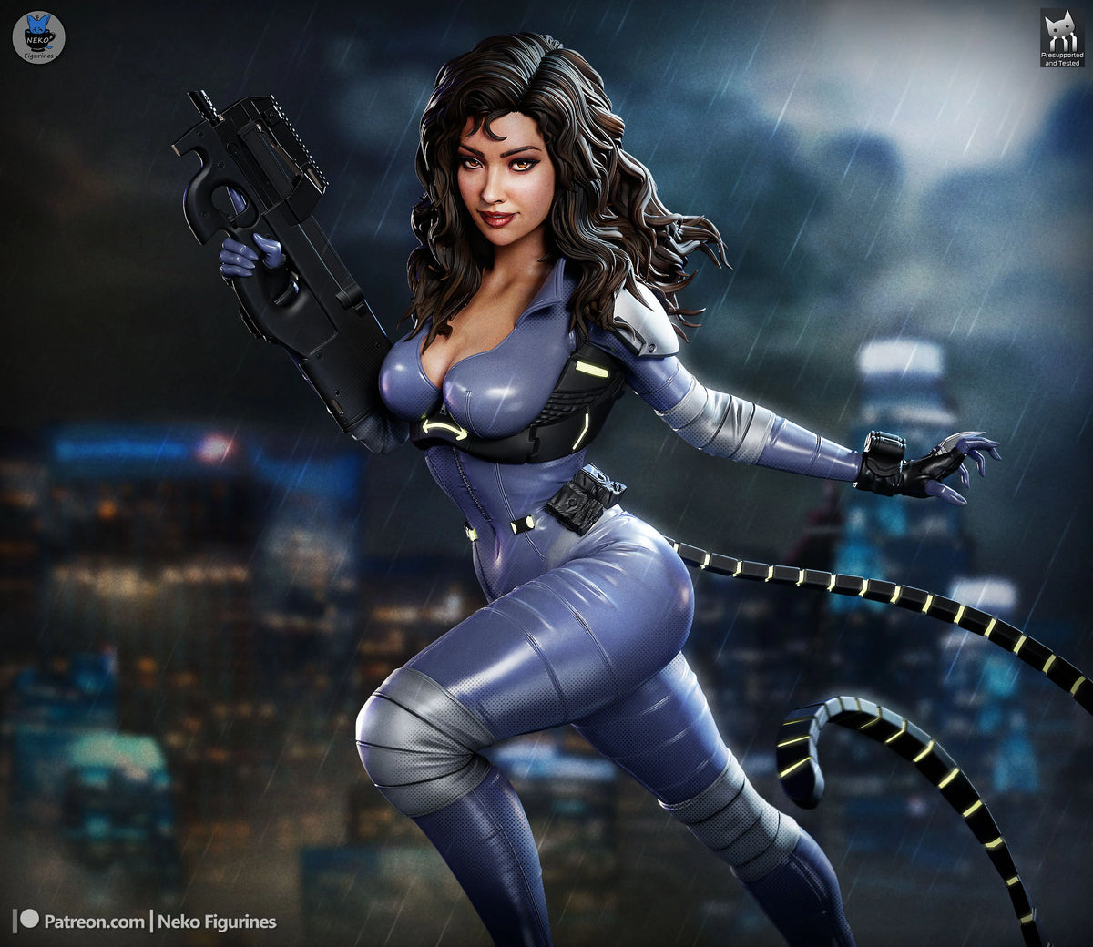 Catwoman Absolute Resin Art (Neko Version)