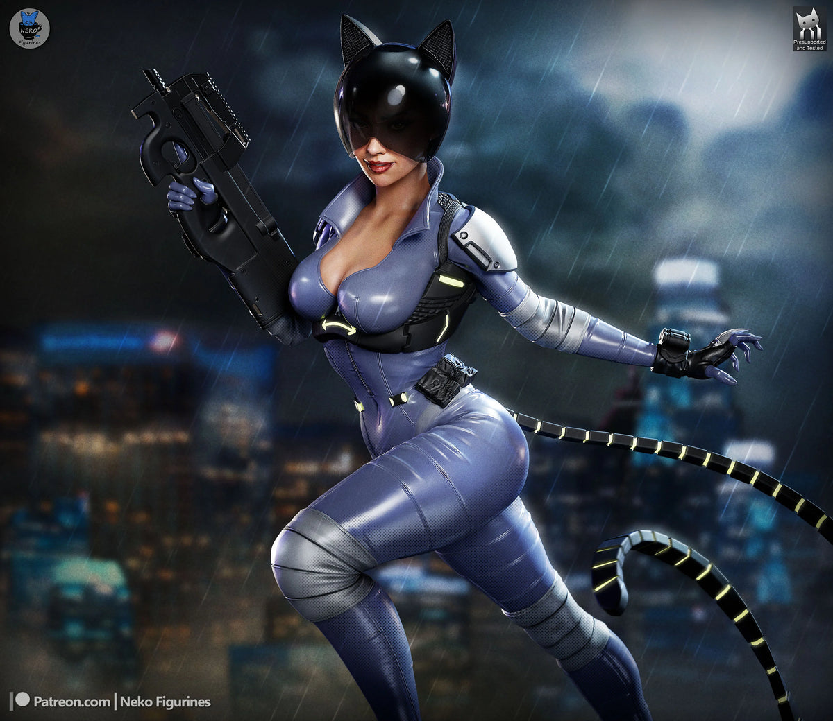 Catwoman Absolute Resin Art (Neko Version)