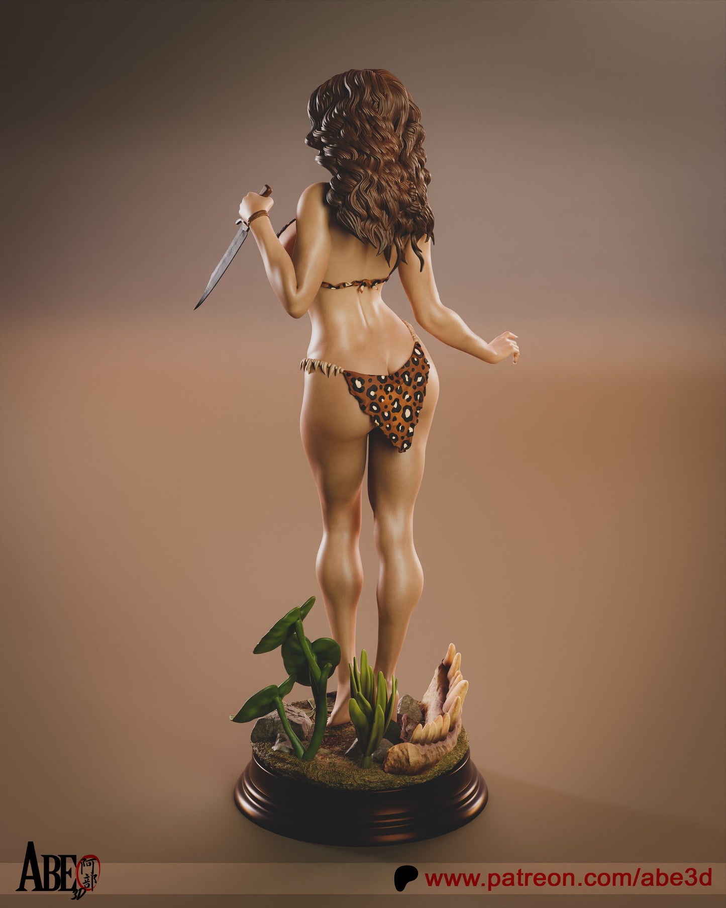 Cavewoman Resin Fan Art - MTO (A3D)