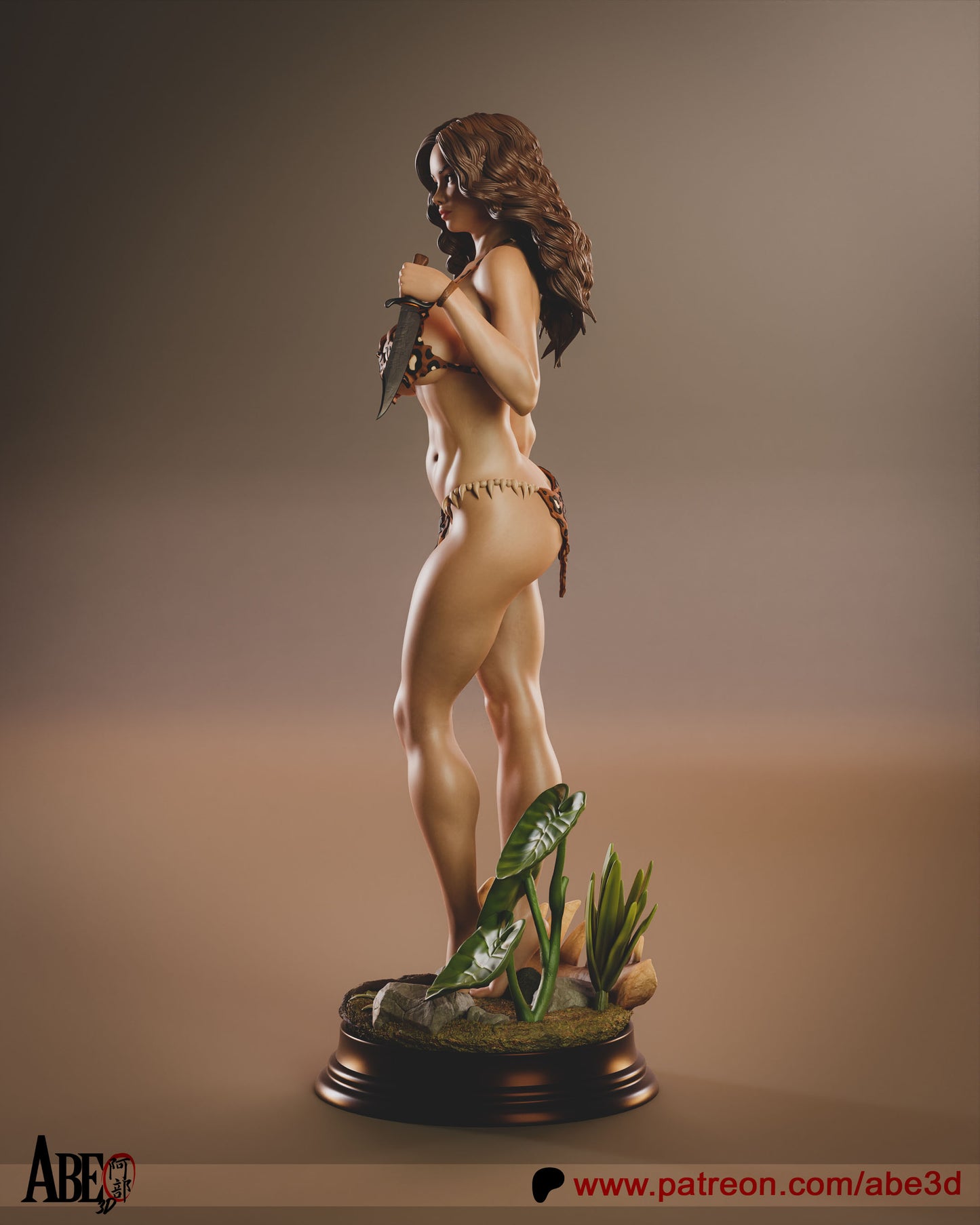 Cavewoman Resin Fan Art - MTO (A3D)