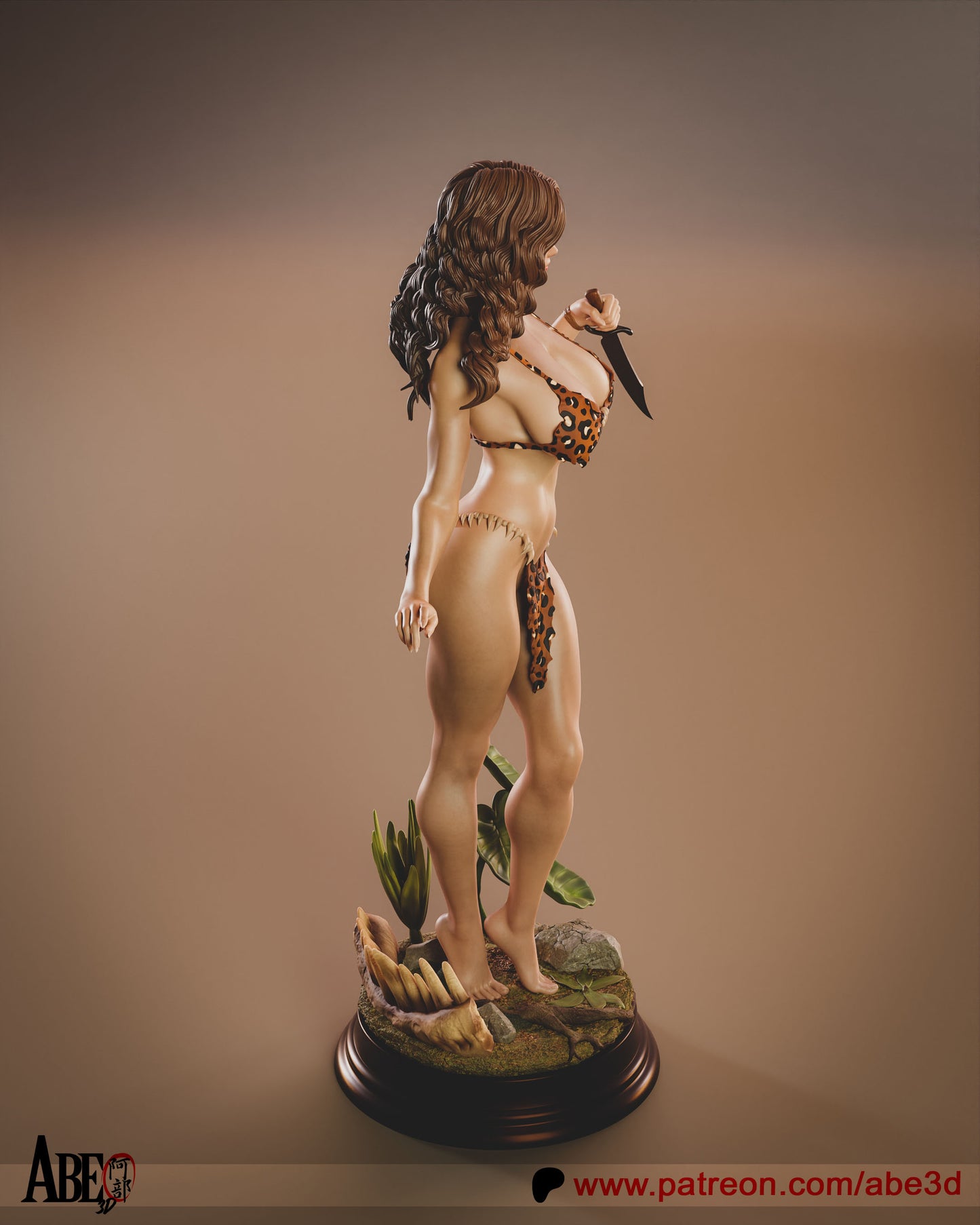 Cavewoman Resin Fan Art - MTO (A3D)