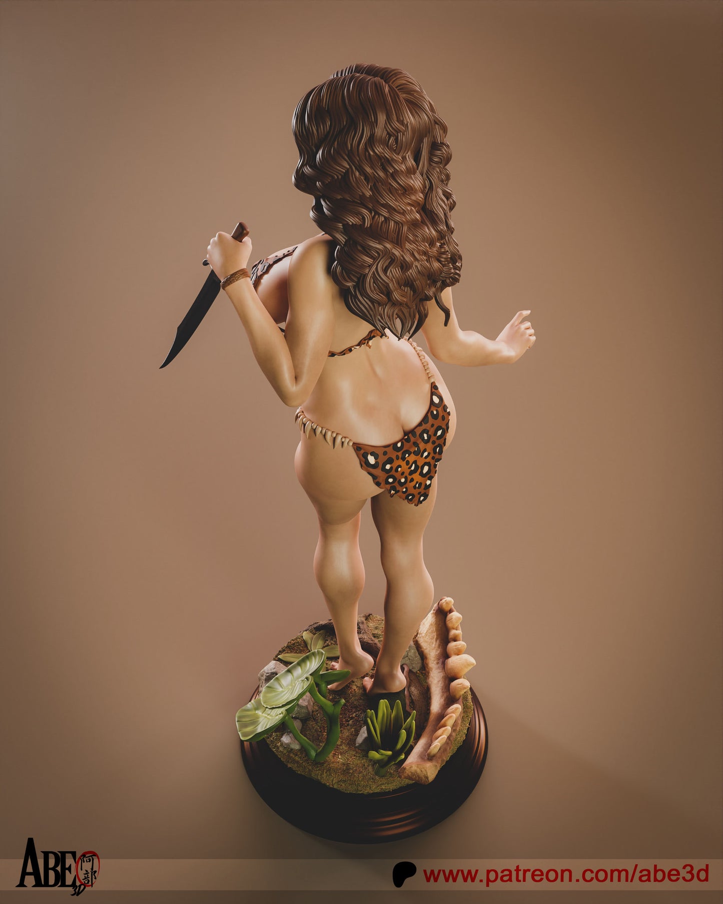 Cavewoman Resin Fan Art - MTO (A3D)