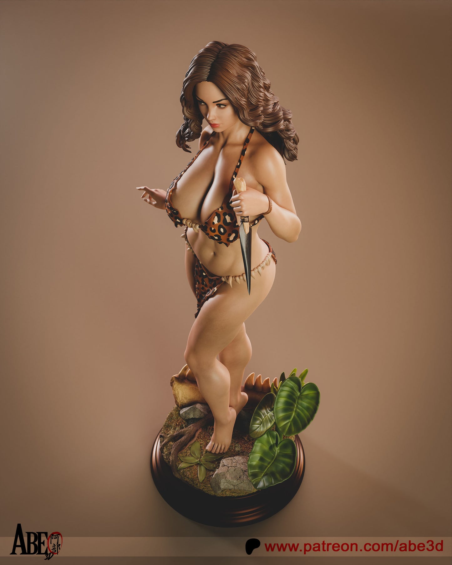 Cavewoman Resin Fan Art - MTO (A3D)