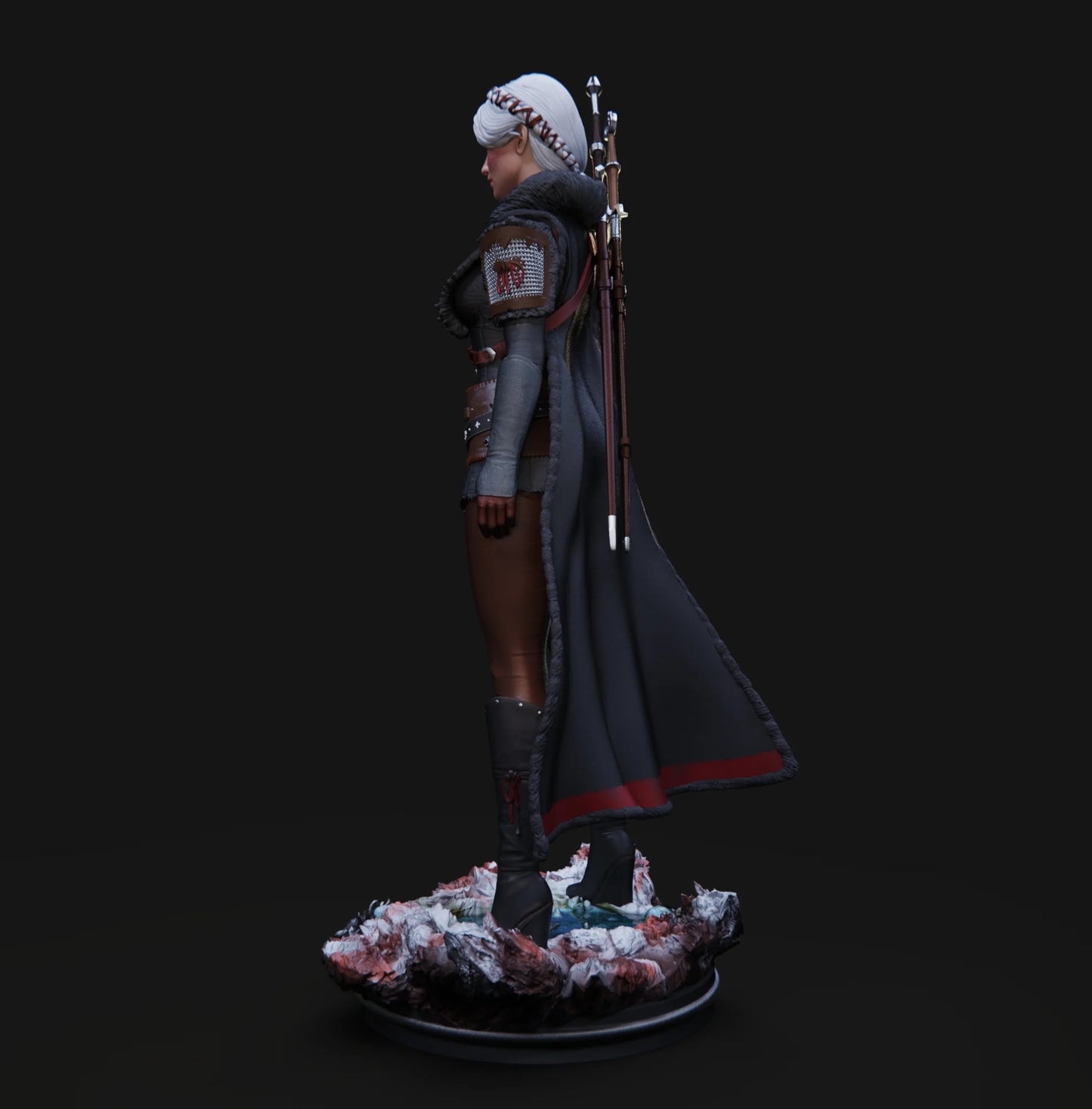 Ciri - The Witcher - Resin Fan Art - MTO (Design by Abe3D)