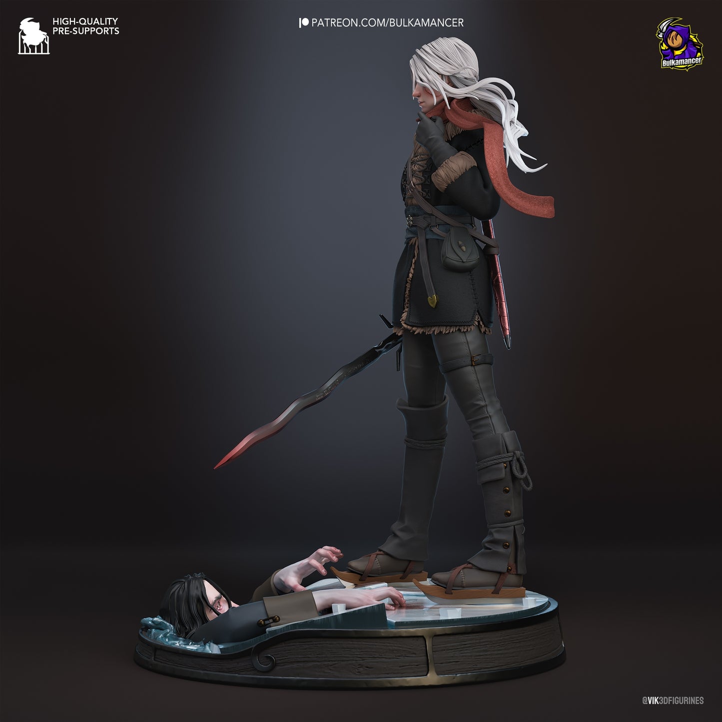 Ciri Resin Fan Art (Design by Bulkamancer)