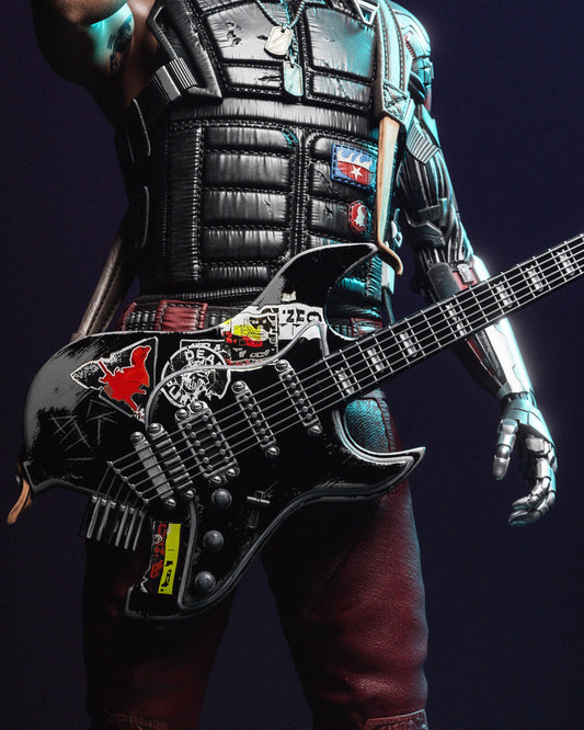 Johnny Silverhand Cyberpunk Resin Art (Design by CA3D)