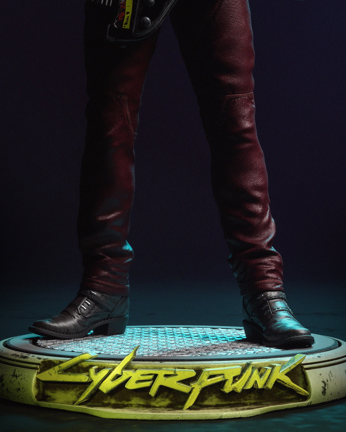 Johnny Silverhand Cyberpunk Resin Art (Design by CA3D)