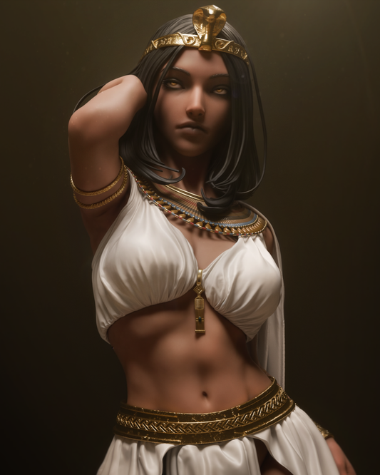Cleopatra Resin Fan Art - MTO (CA3D)