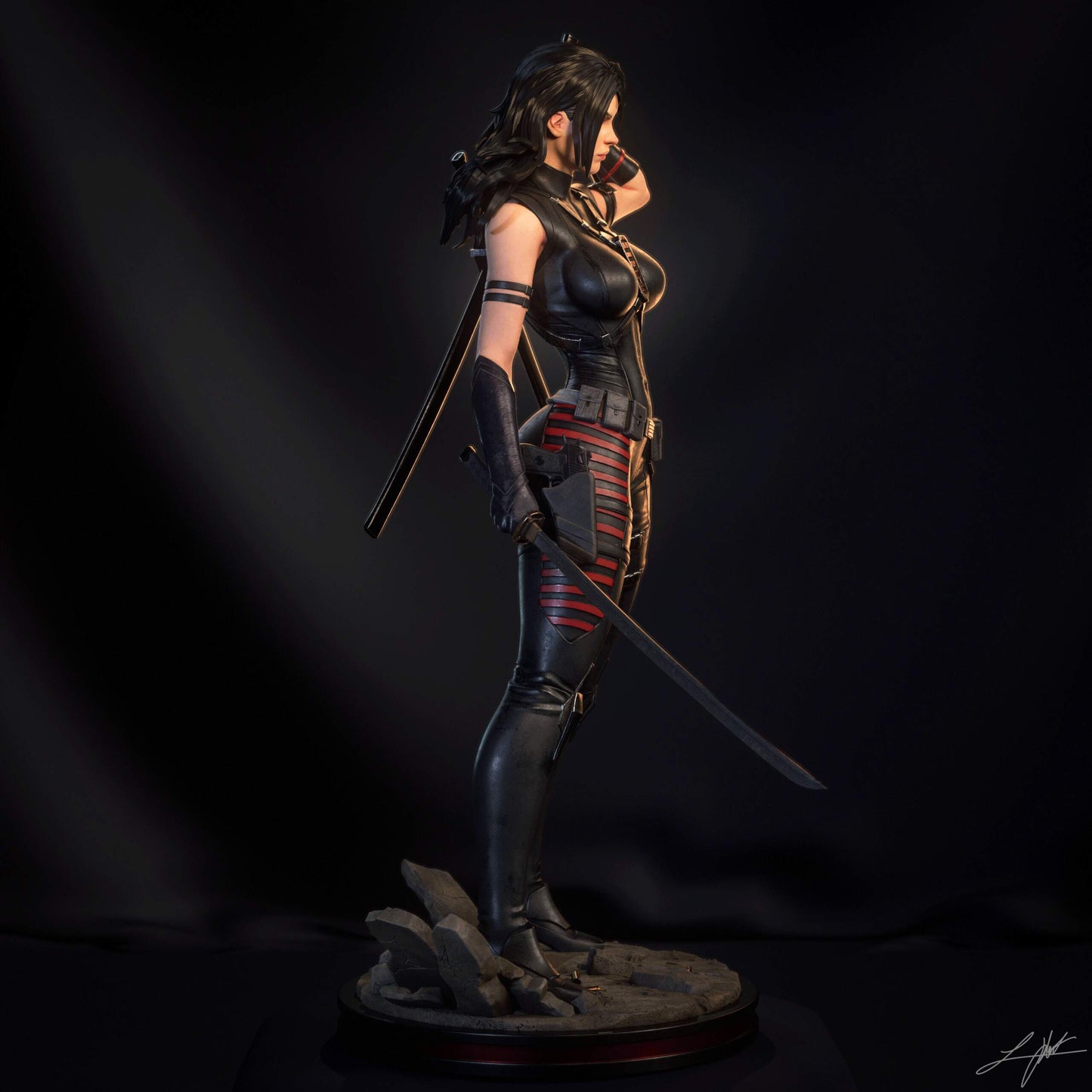 Snake Eyes Resin Fan Art MTO (Design by Abe3D)
