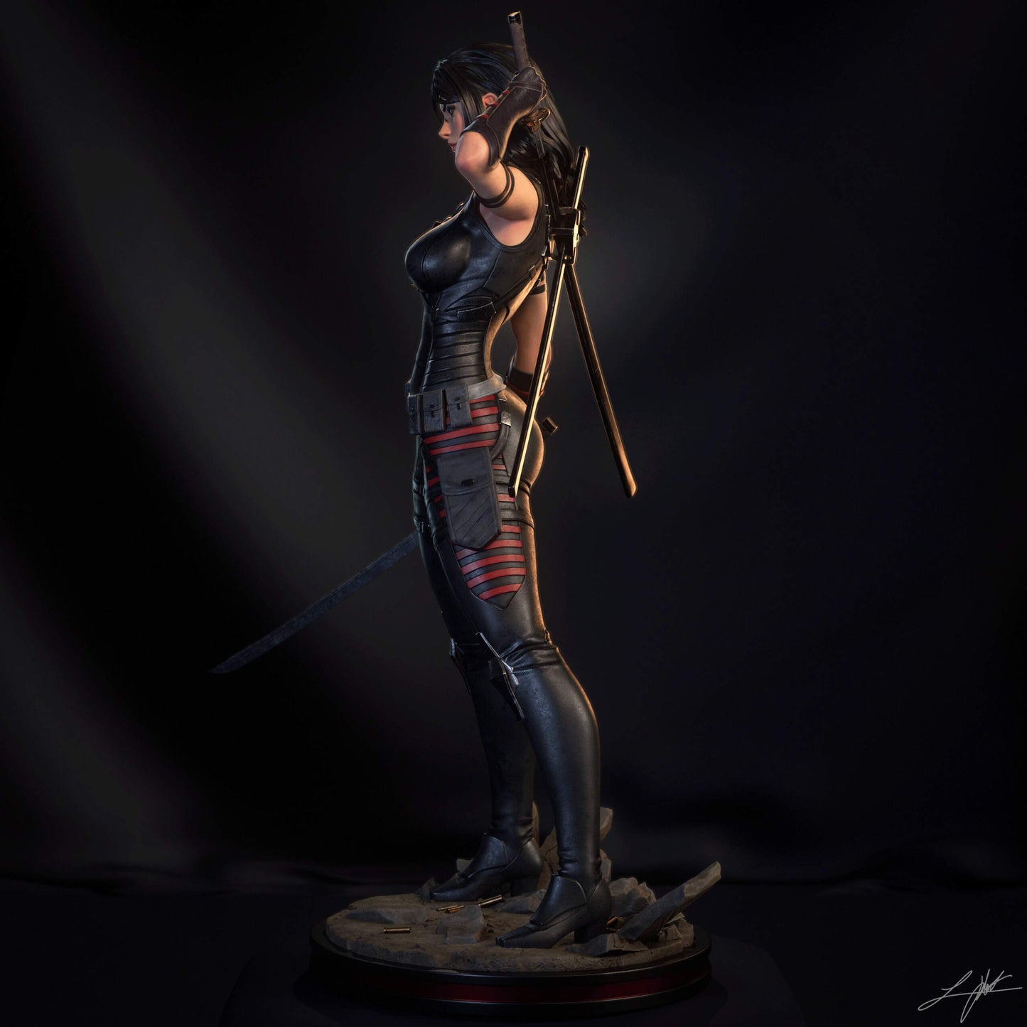 Snake Eyes Resin Fan Art MTO (Design by Abe3D)