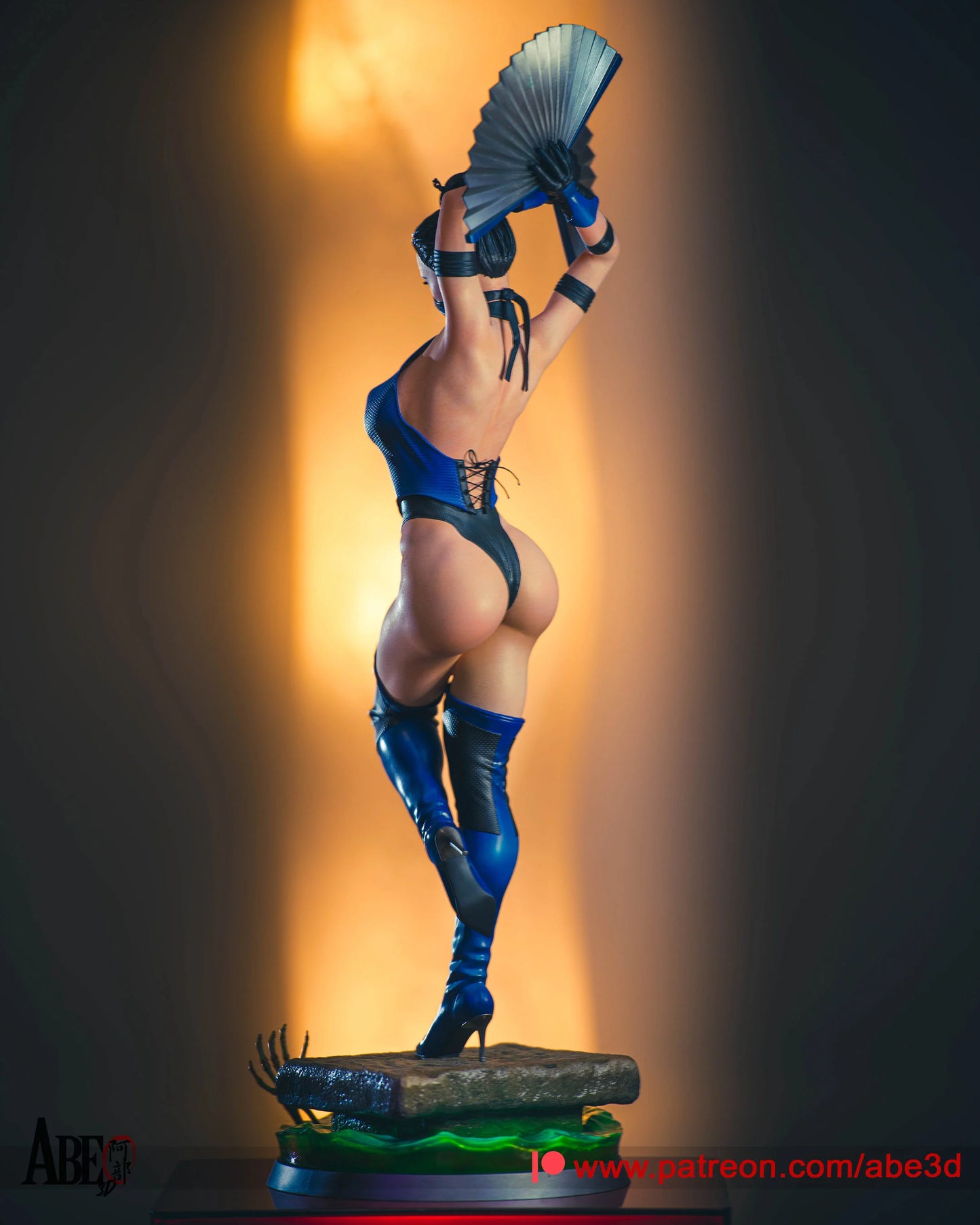 Kitana Resin Fan Art Pro Painted - MTO