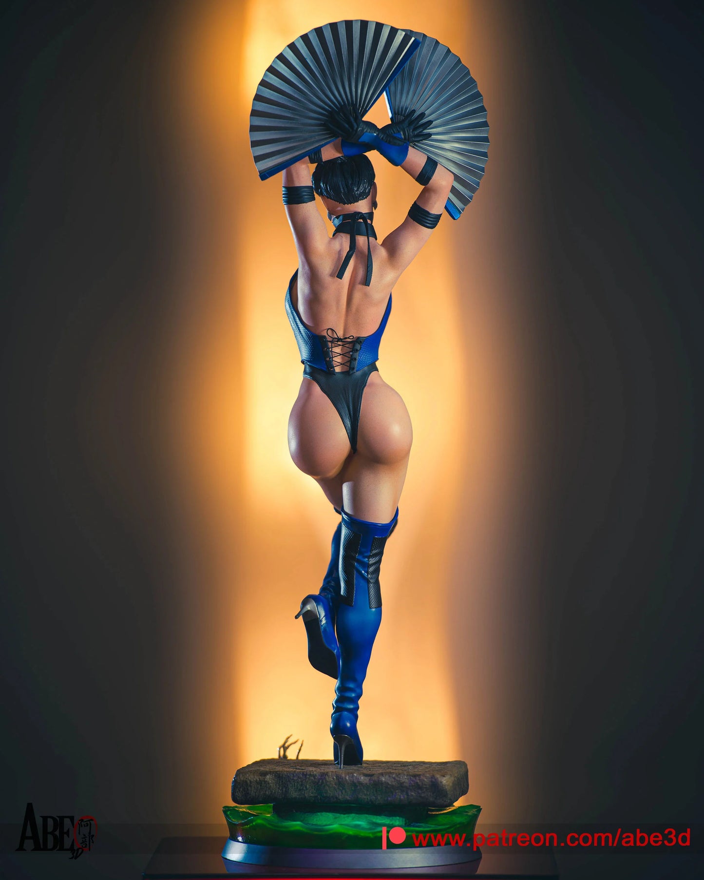 Kitana Resin Fan Art Pro Painted - MTO