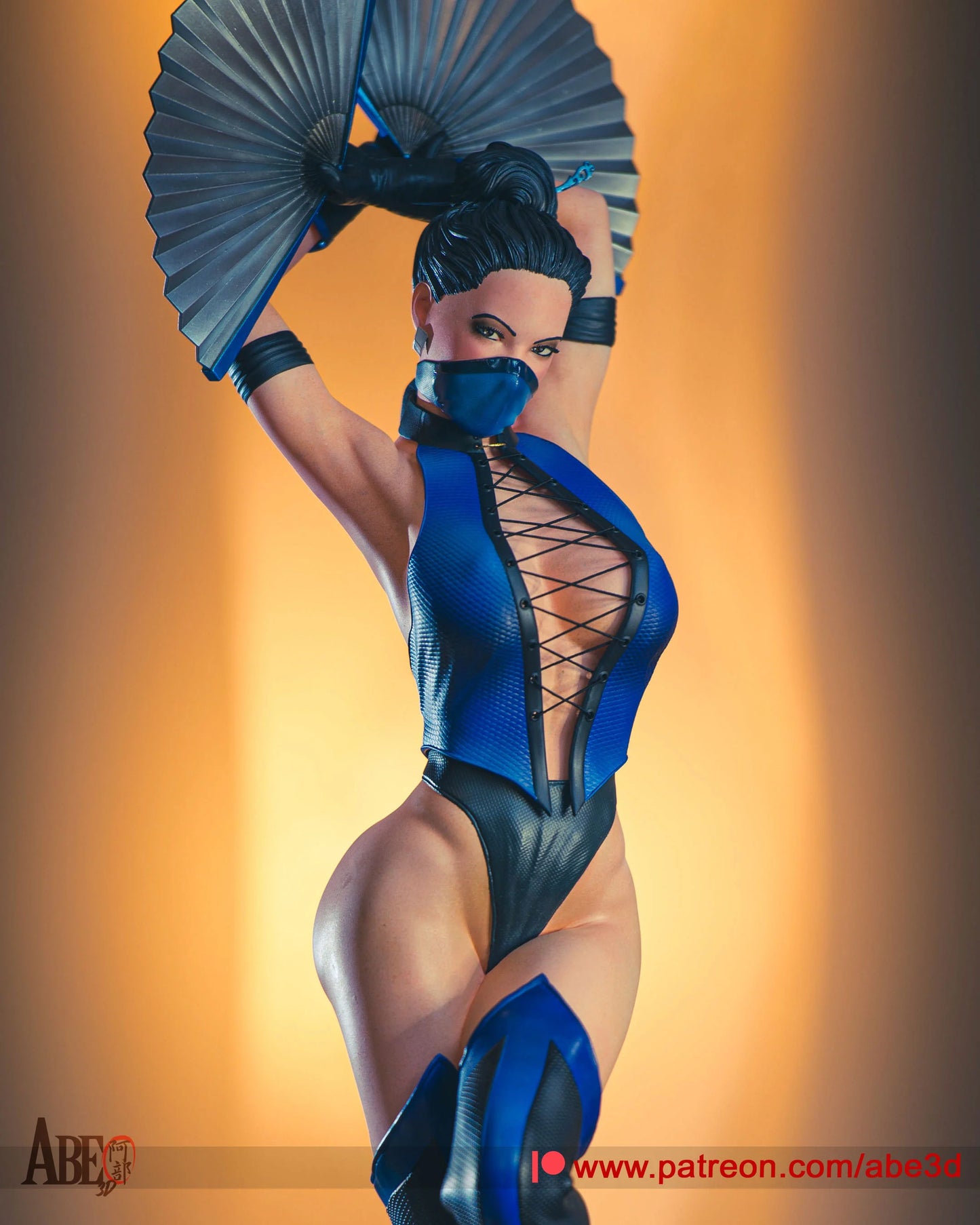 Kitana Resin Fan Art Pro Painted - MTO