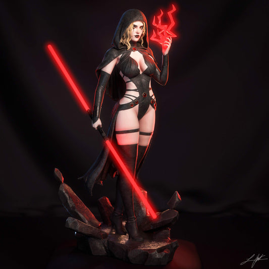 Darth Zannah Resin Art (Design by Abe3D)