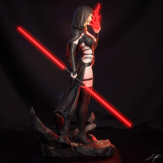 Darth Zannah Resin Art (Design by Abe3D)