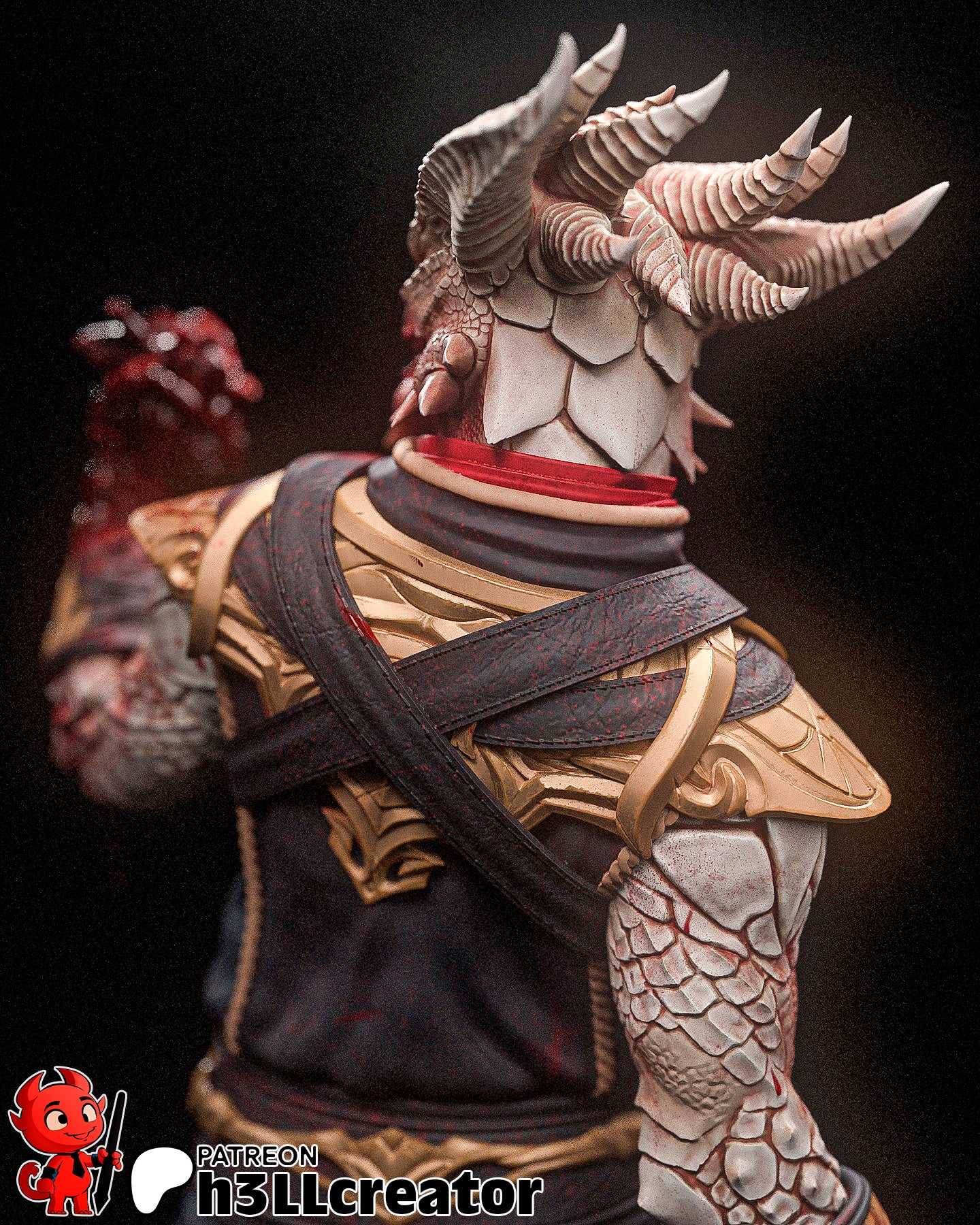 Dark Urge BG3 Resin Fan Art Pro Painted - MTO (HC)