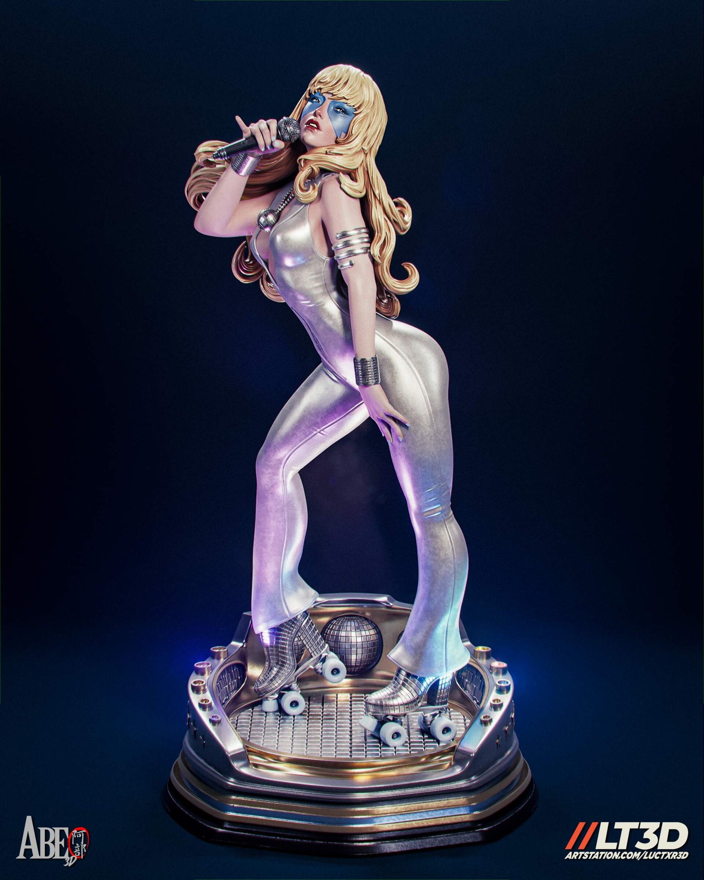 Dazzler Resin Fan Art (Design by Abe3D)
