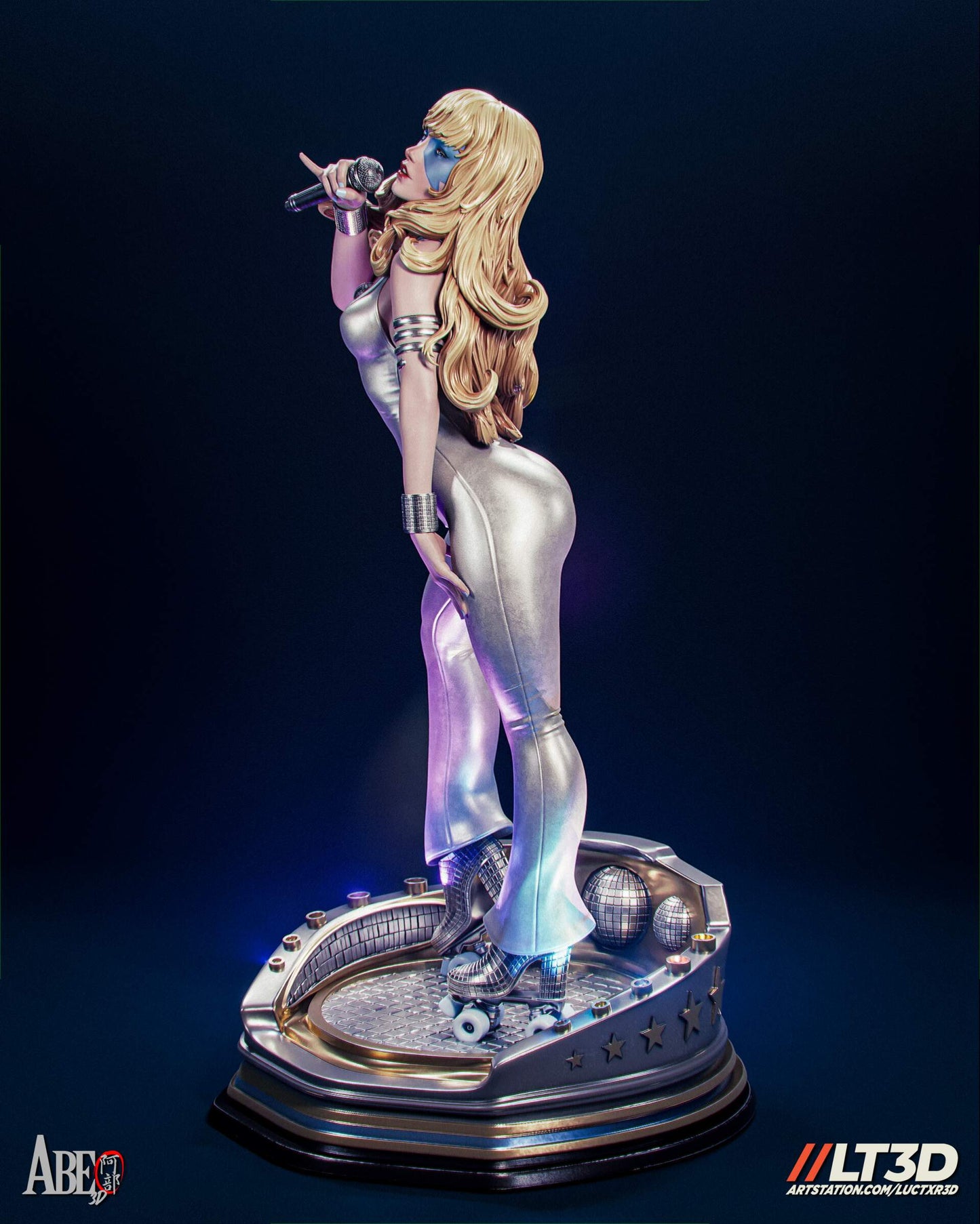Dazzler Resin Fan Art (Design by Abe3D)