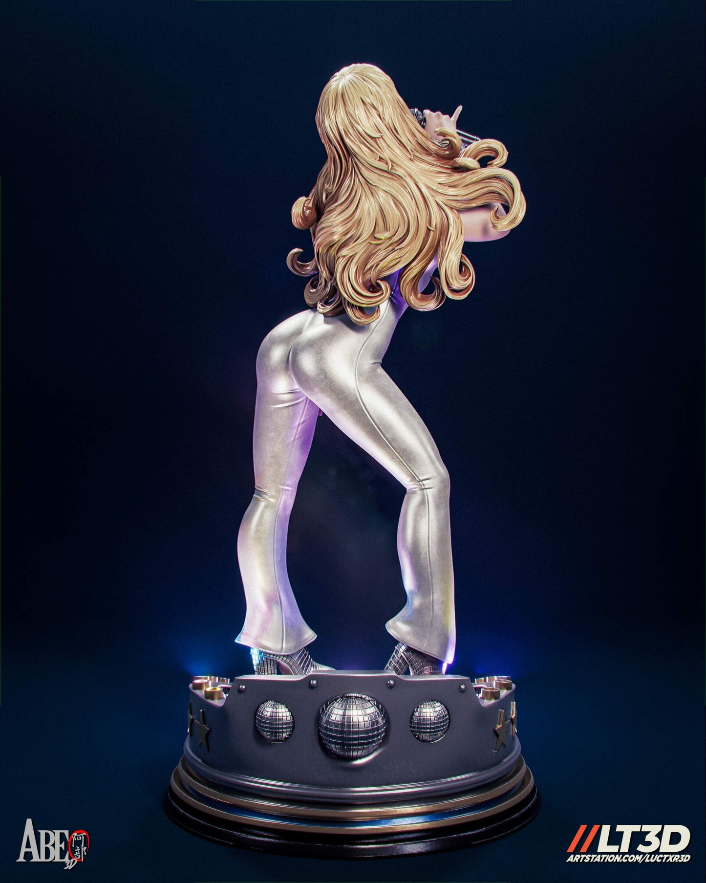 Dazzler Resin Fan Art (Design by Abe3D)