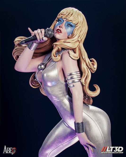 Dazzler Resin Fan Art (Design by Abe3D)