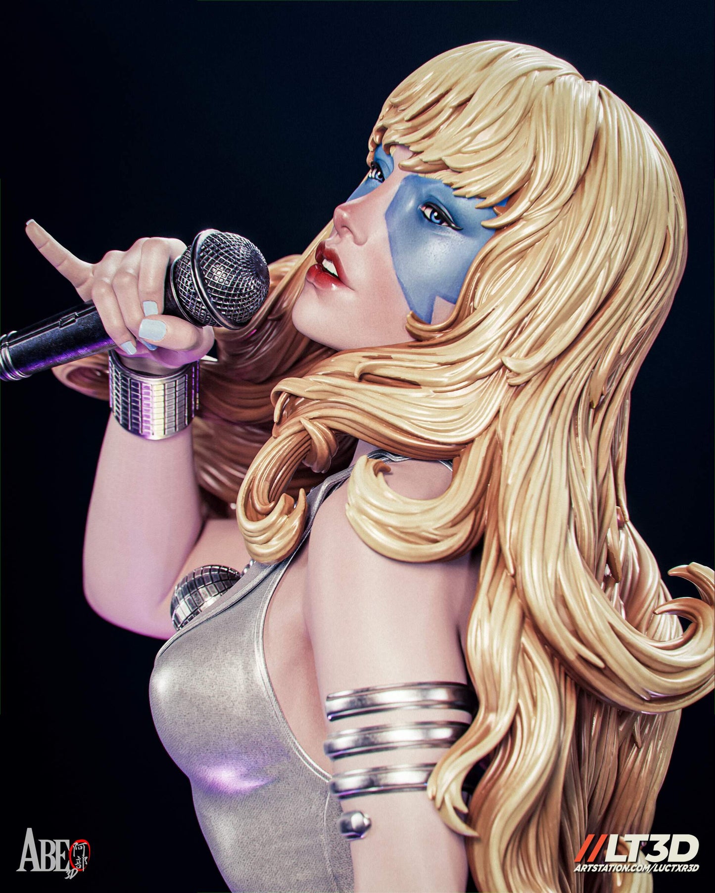 Dazzler Resin Fan Art (Design by Abe3D)