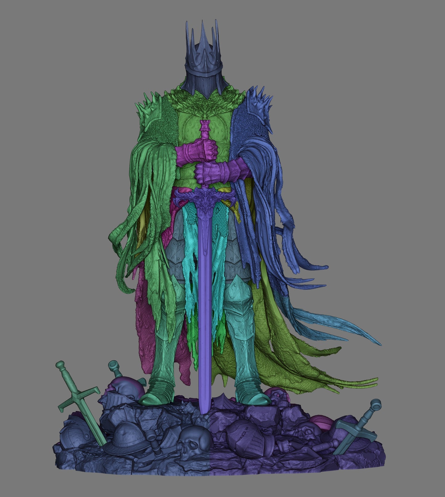 Death Knight Resin Art - MTO (Design by CA3D)