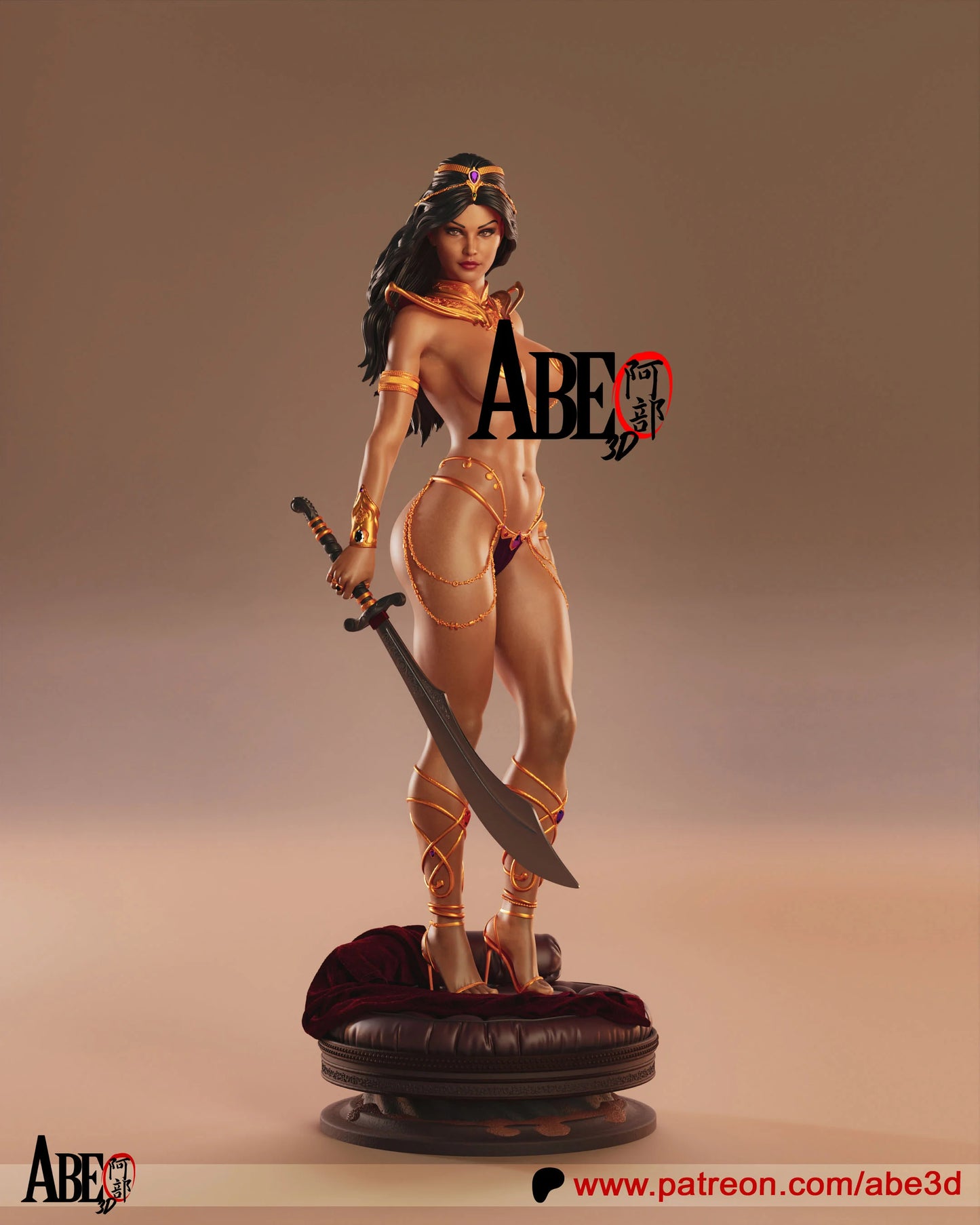 Deja Thoris Resin Fan Art - MTO (Abe3D)