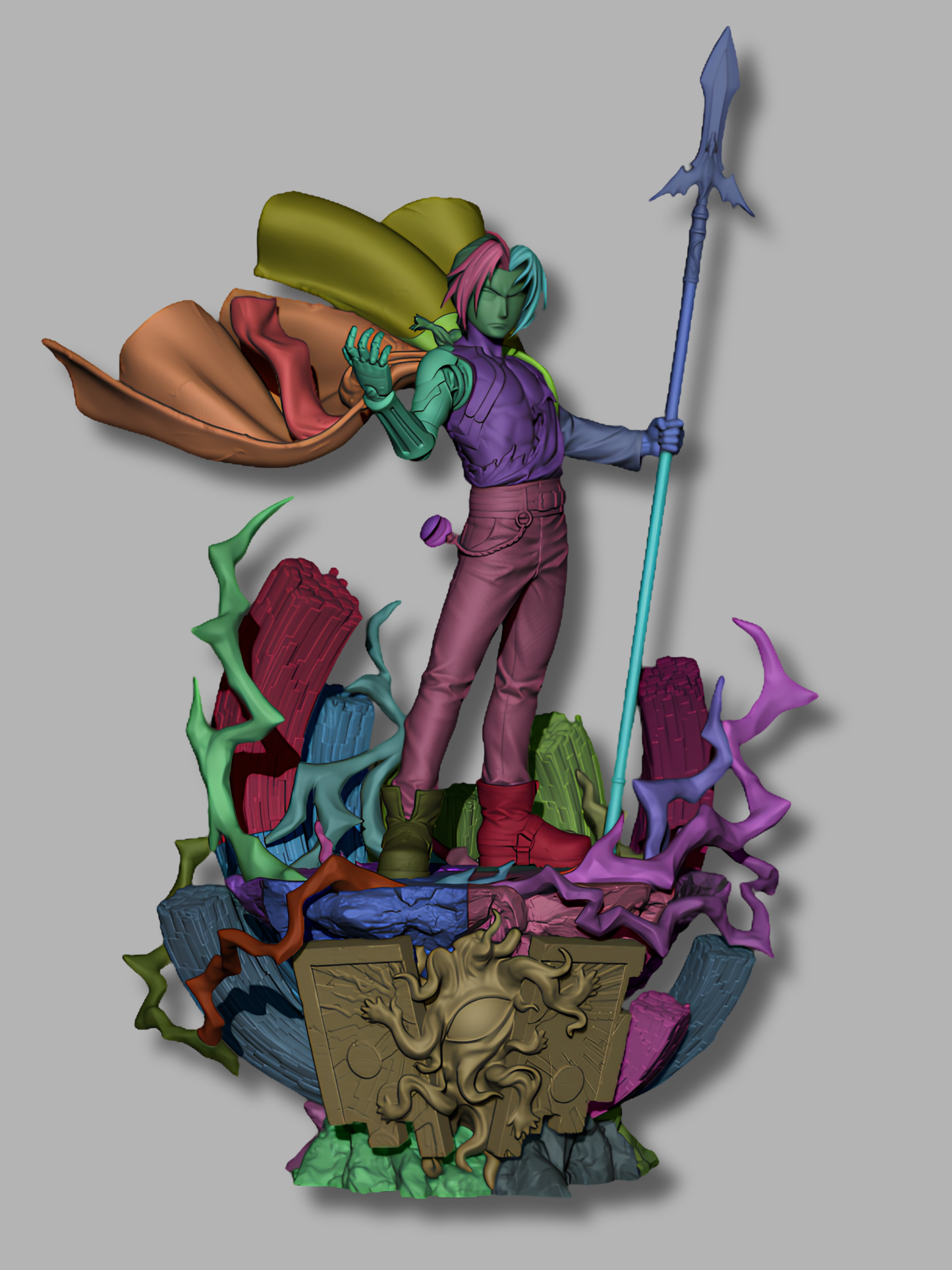 Edward Elric Full Metal Alchemist Resin Art (Design by CA3D)