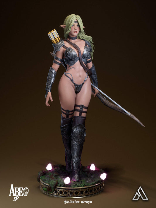 Elaria Shadowleaf Resin Art (Design by Abe3D)