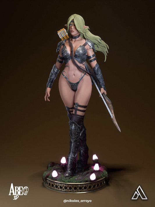 Elaria Shadowleaf Resin Art (Design by Abe3D)