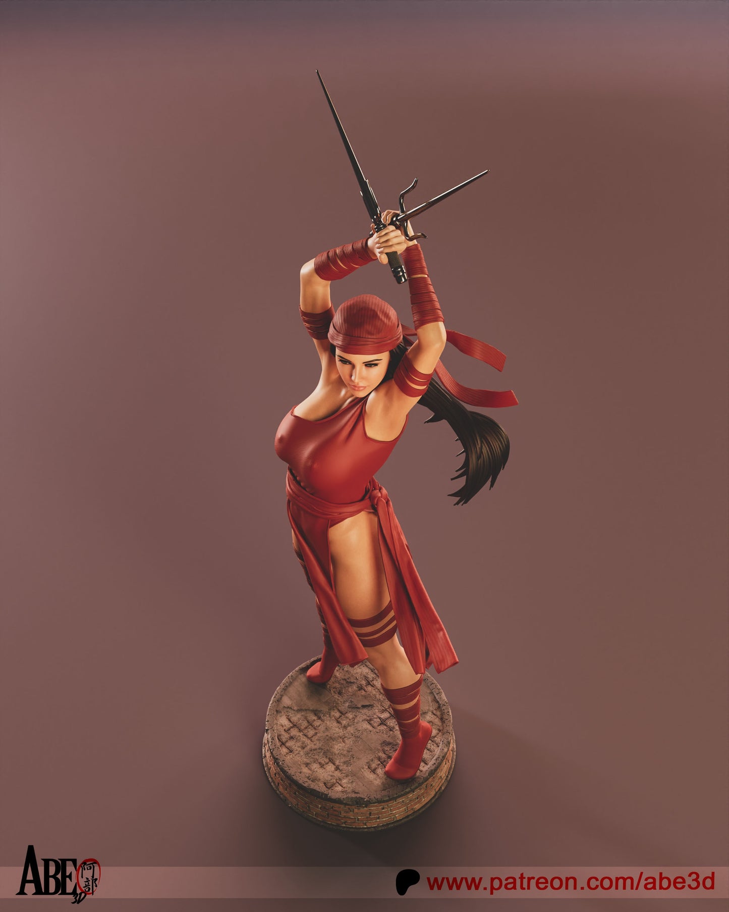 Elektra Resin Fan Art - MTO (Abe3D)