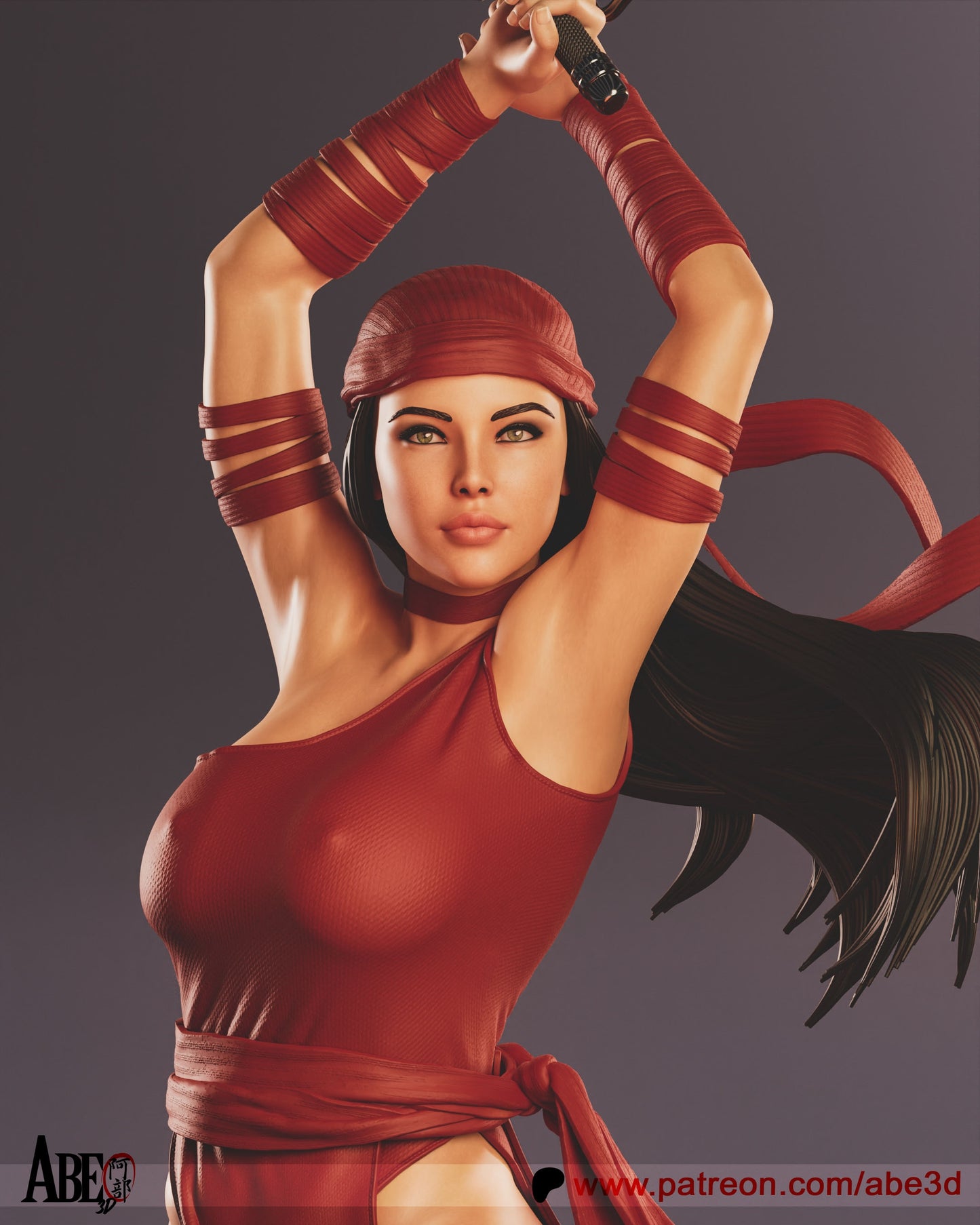 Elektra Resin Fan Art - MTO (Abe3D)