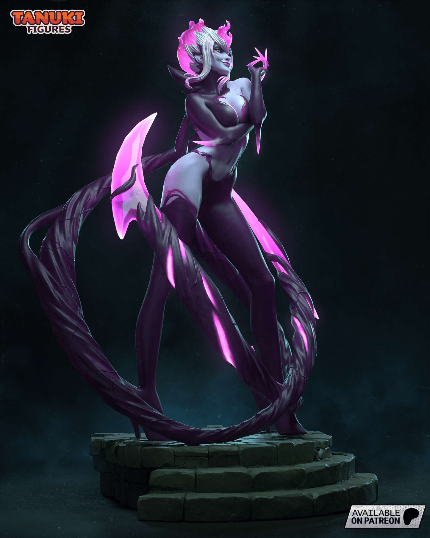 Evelynn LoL Resin Fan Art - MTO (Tanuki)