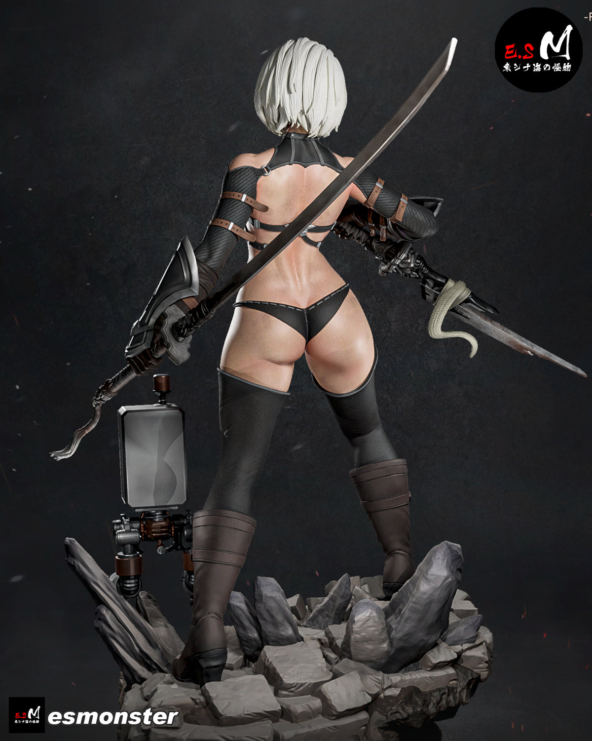 2B/A2 Nier Automata Resin Art (East Sea Monster Version)