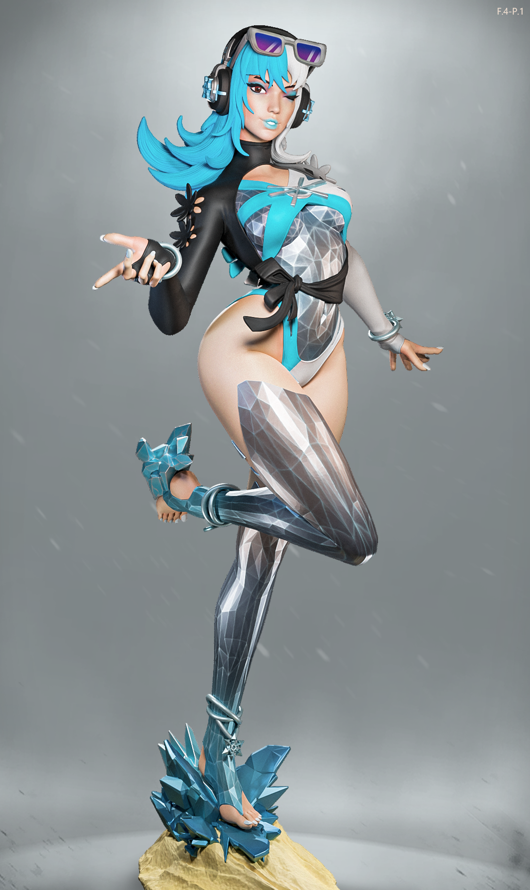 Luna Snow Resin Art (East Sea Monster Version)