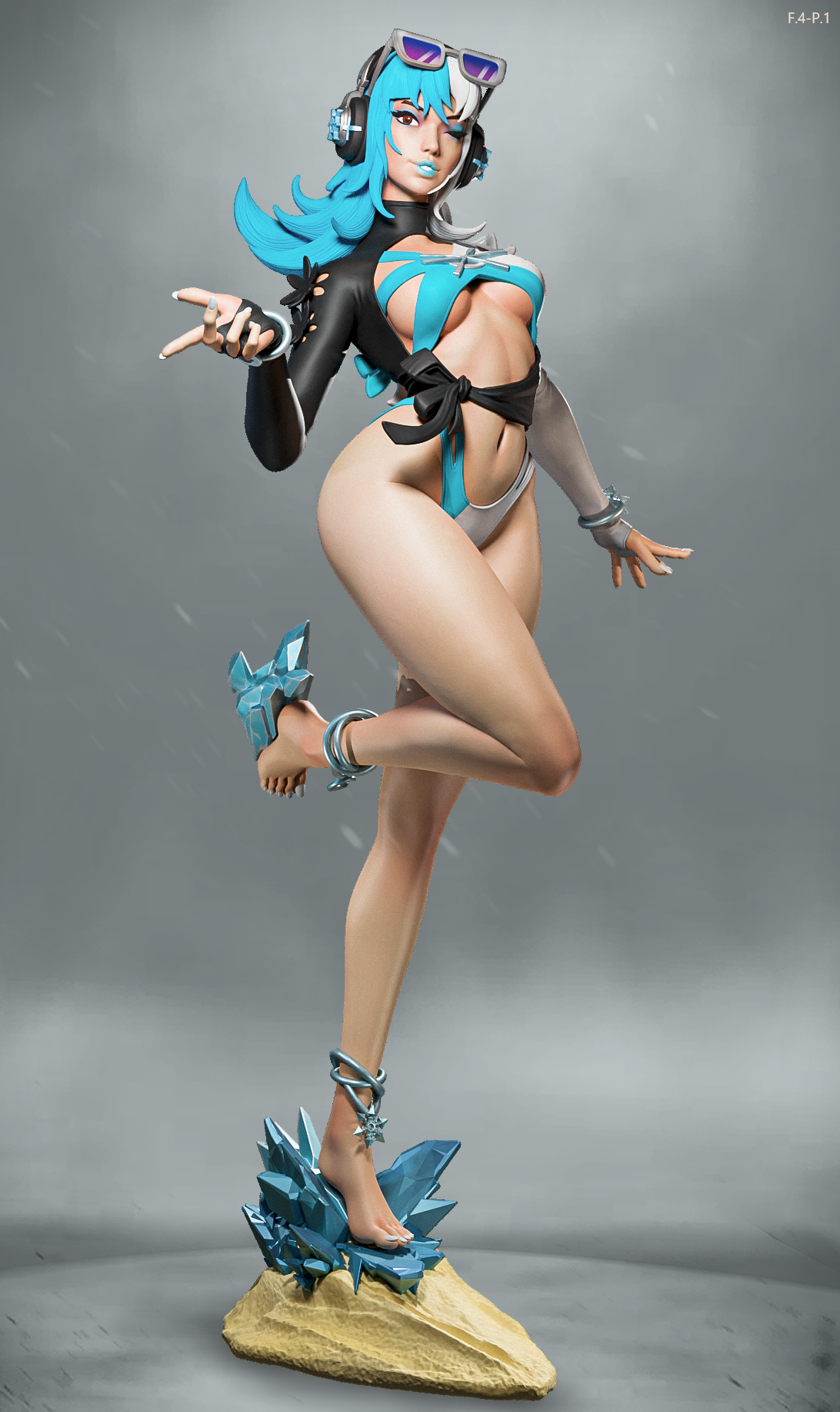 Luna Snow Resin Art (East Sea Monster Version)