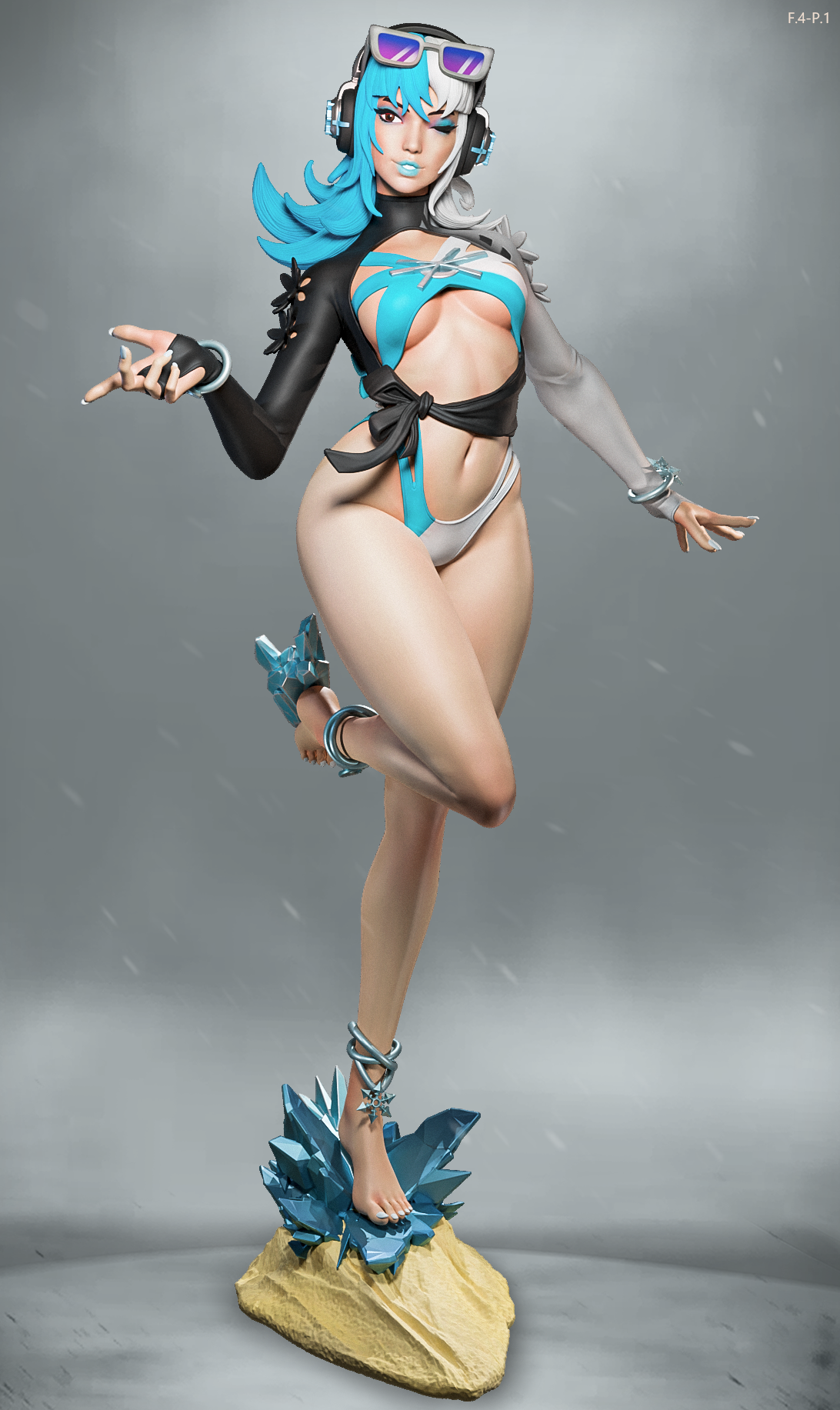 Luna Snow Resin Art (East Sea Monster Version)
