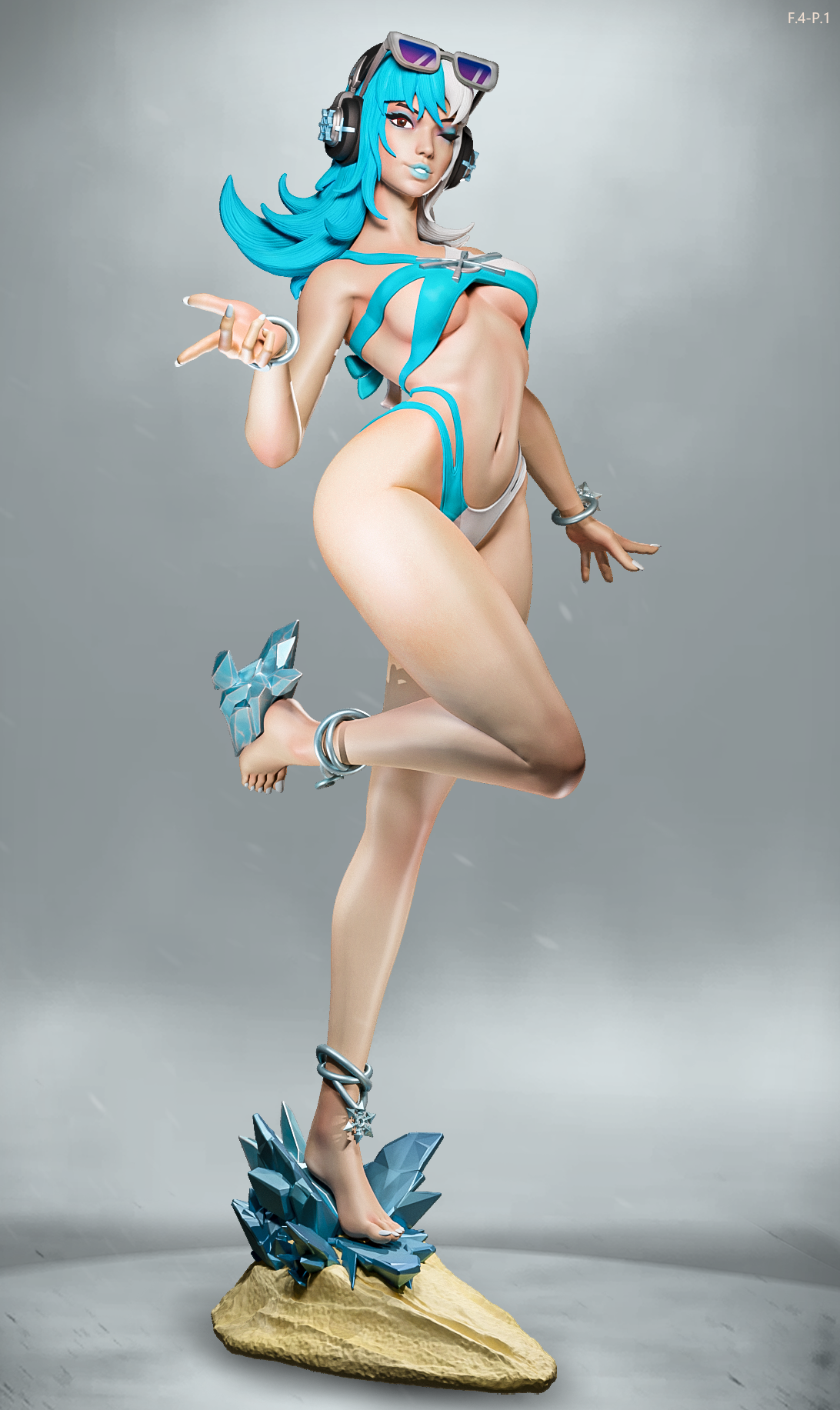 Luna Snow Resin Art (East Sea Monster Version)