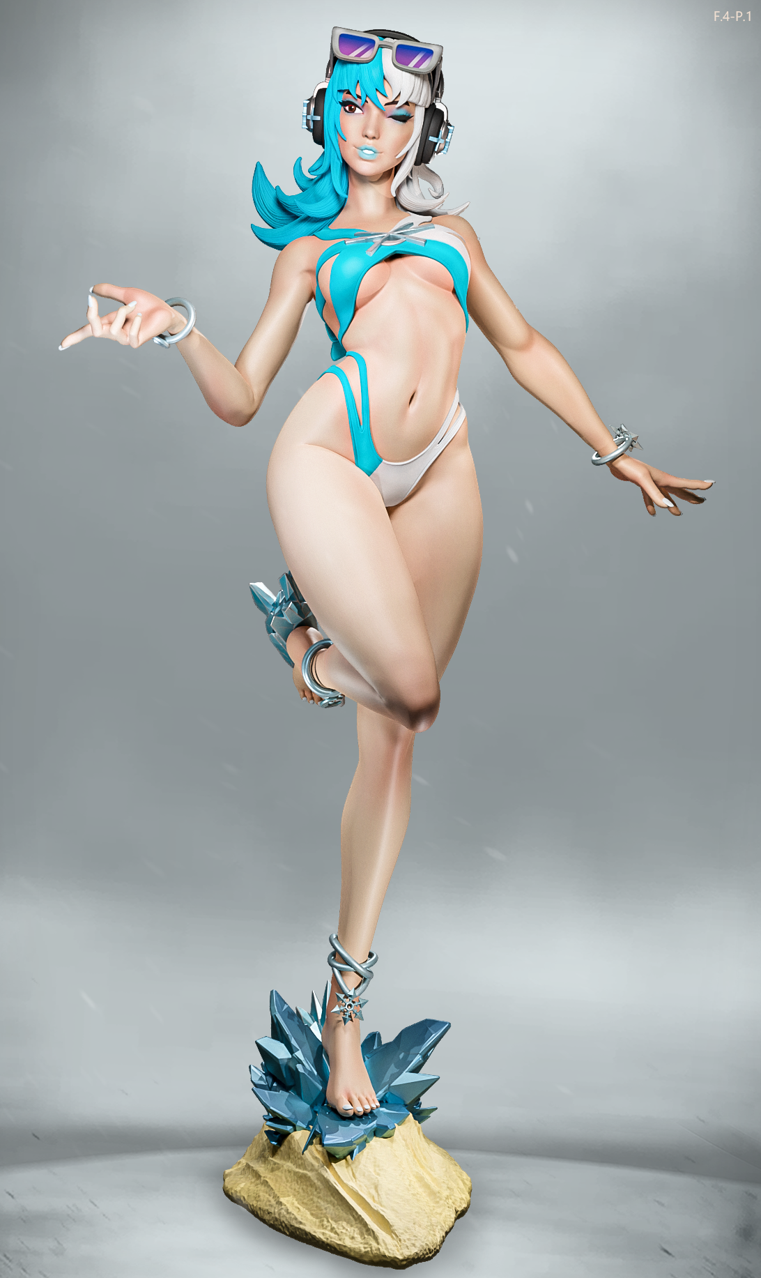 Luna Snow Resin Art (East Sea Monster Version)